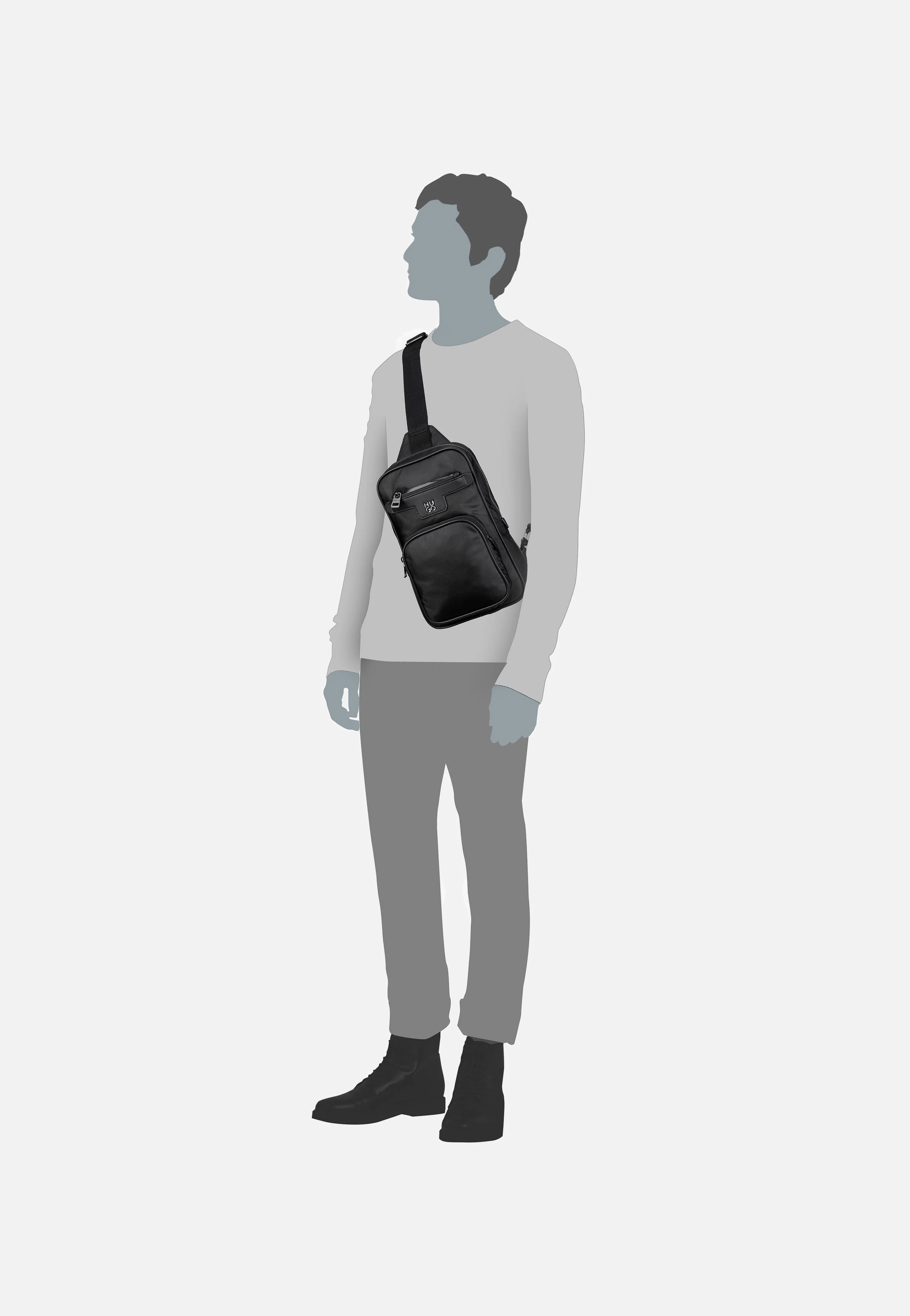 Nesh N Monostrap 50541943 Black - Sling Bag - Image 5