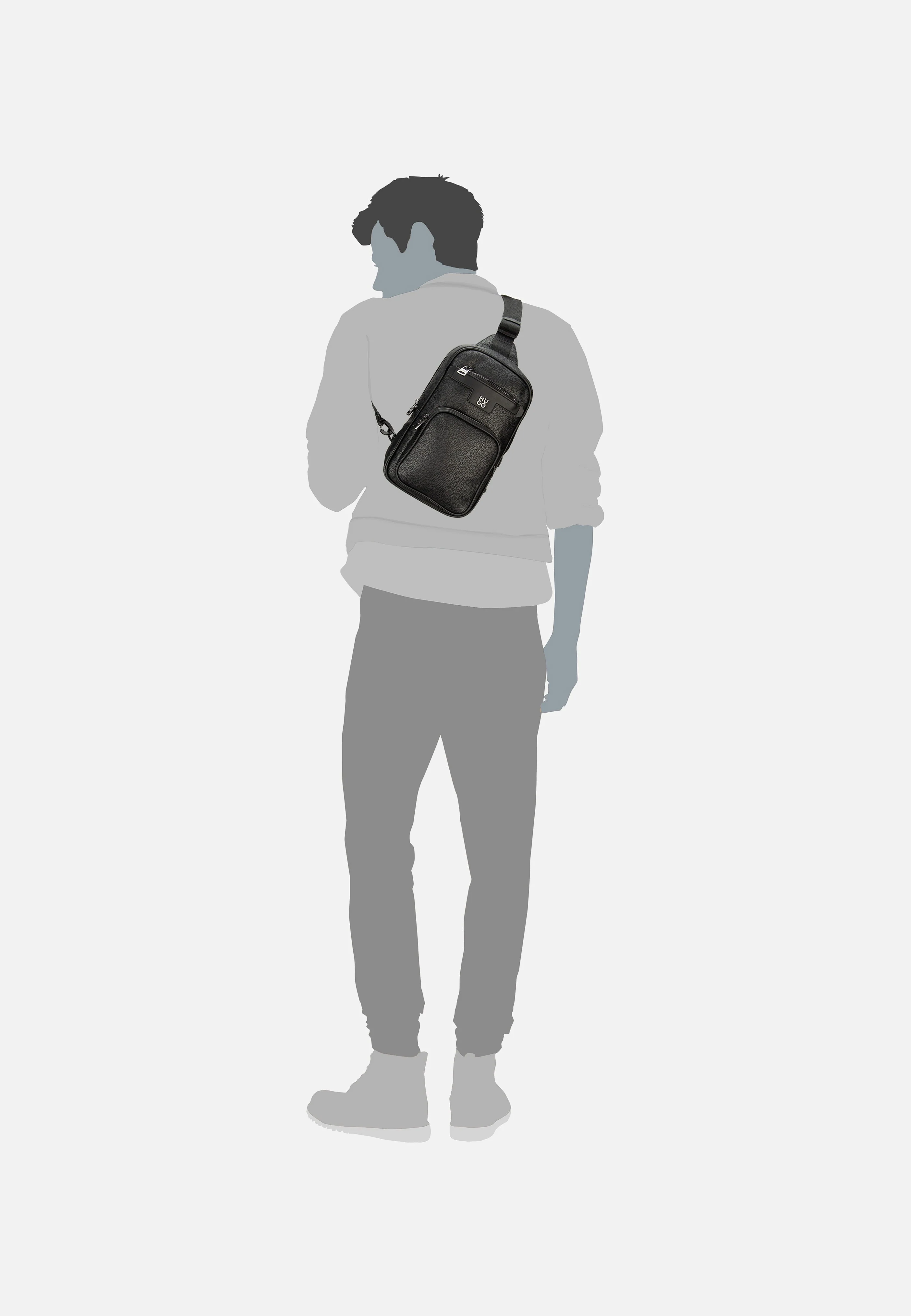 Nesh R Monostrap 50529464 Black - Sling Bag - Image 5