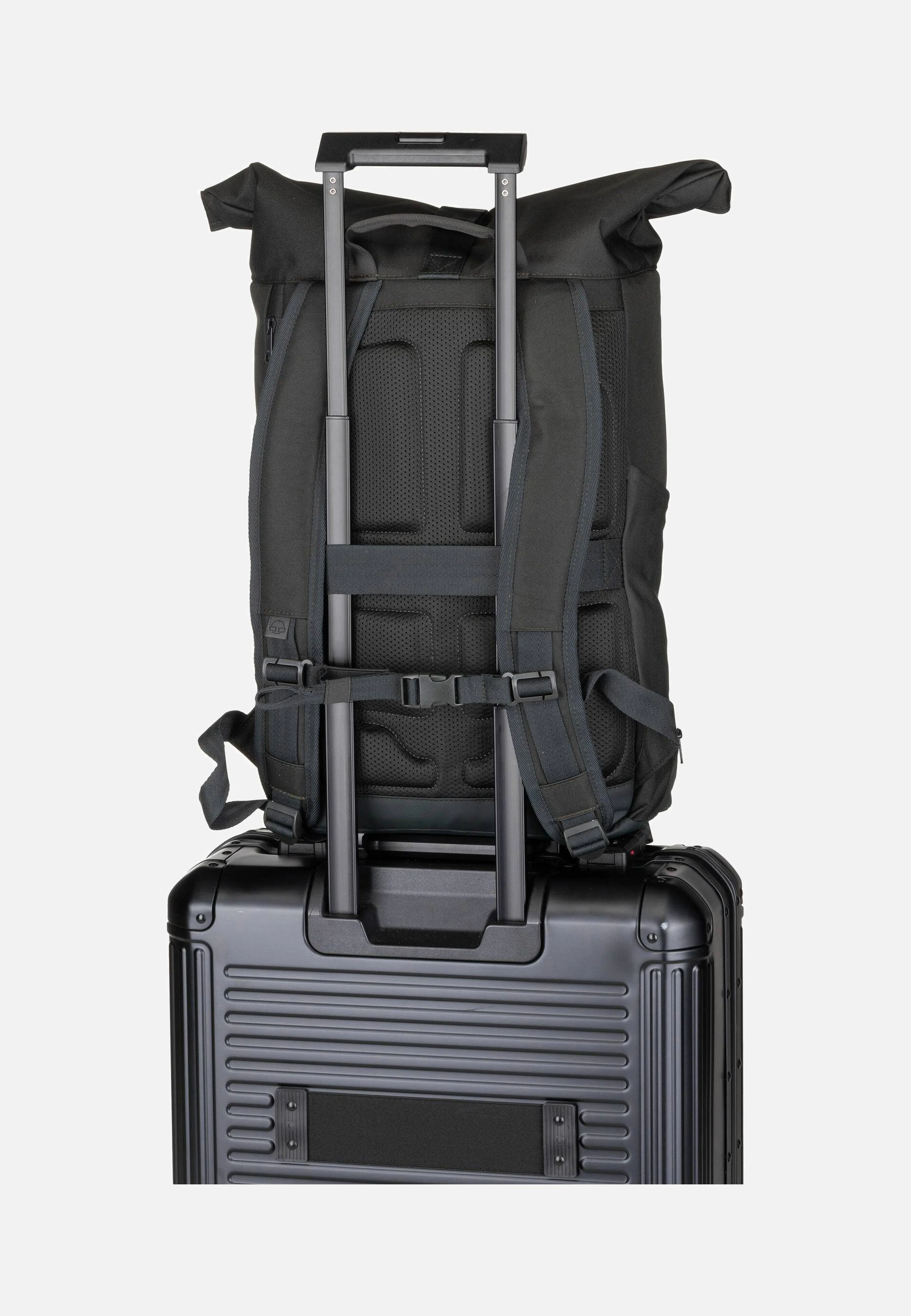 Allen Large Dark Olive - Rolltop Rucksack - Image 6