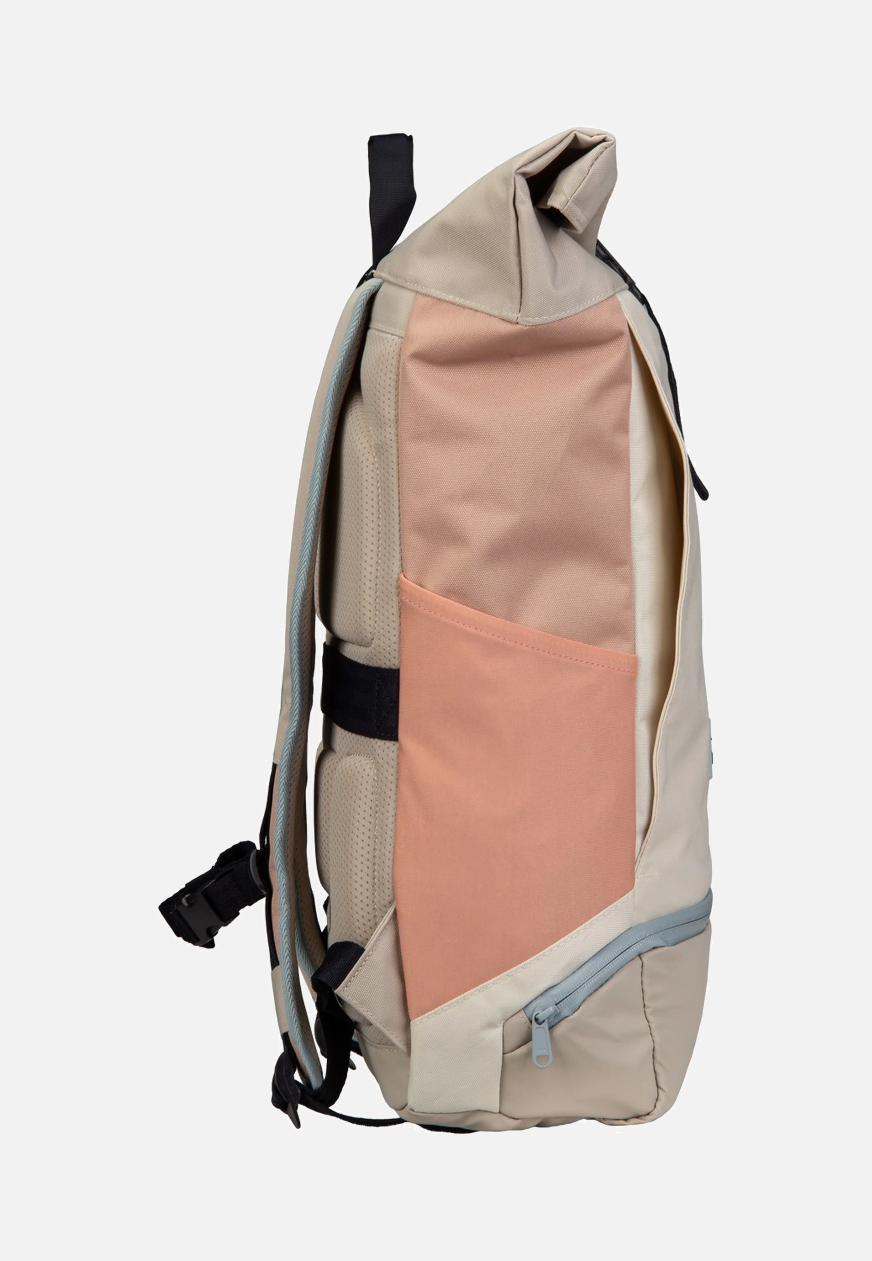 Allen Large Sand-Rose - Rolltop Rucksack - Image 4