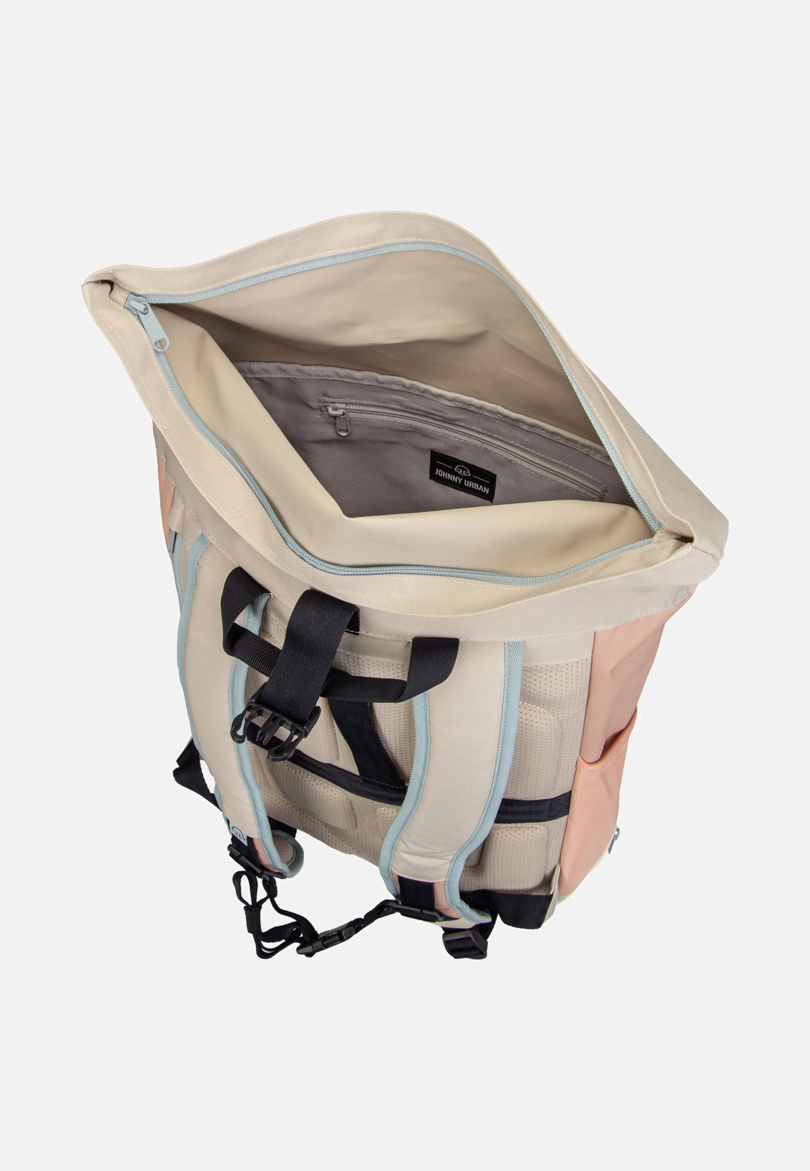 Allen Large Sand-Rose - Rolltop Rucksack - Image 6