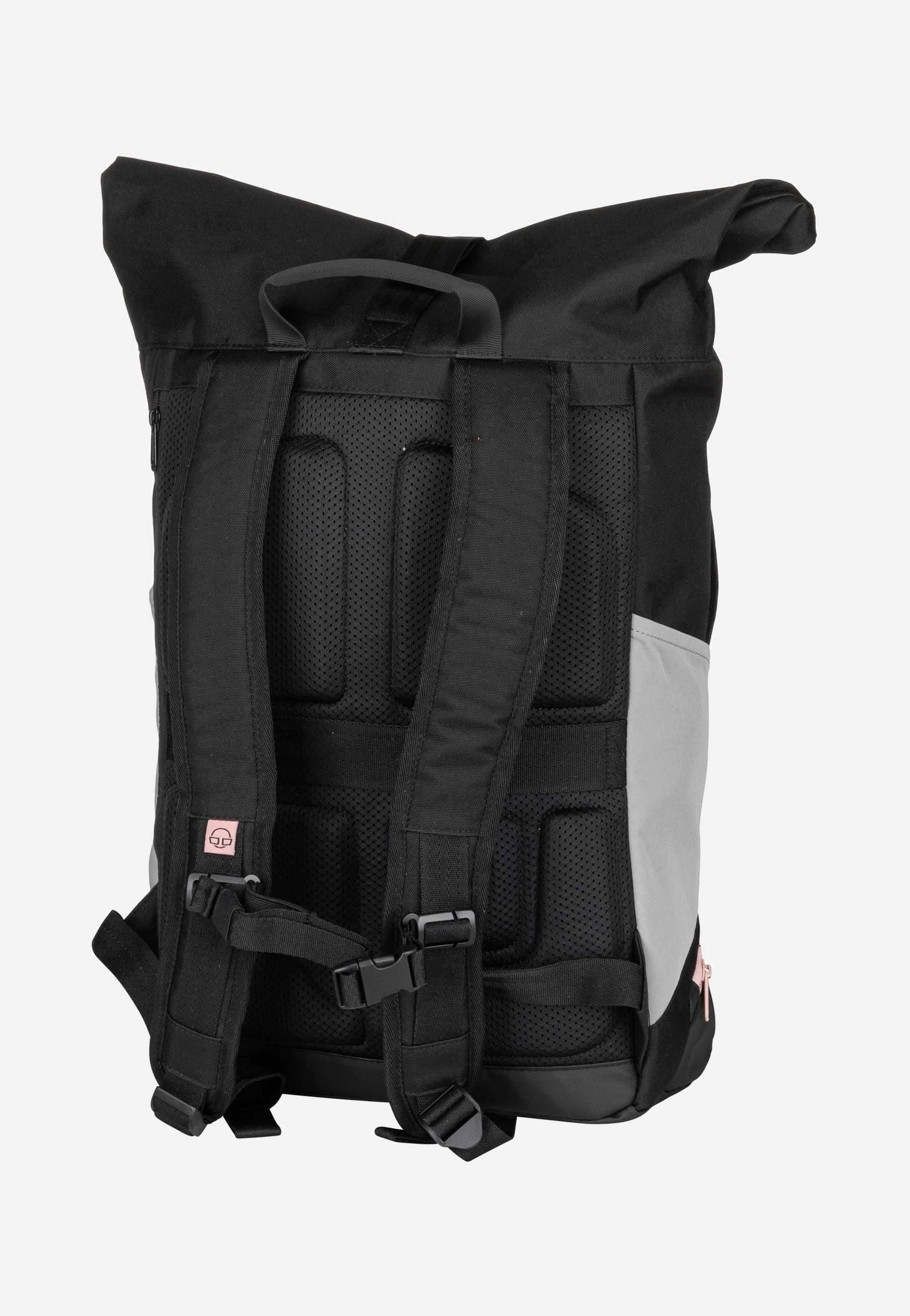 Allen Large Schwarz-Rosa - Rolltop Rucksack - Image 2