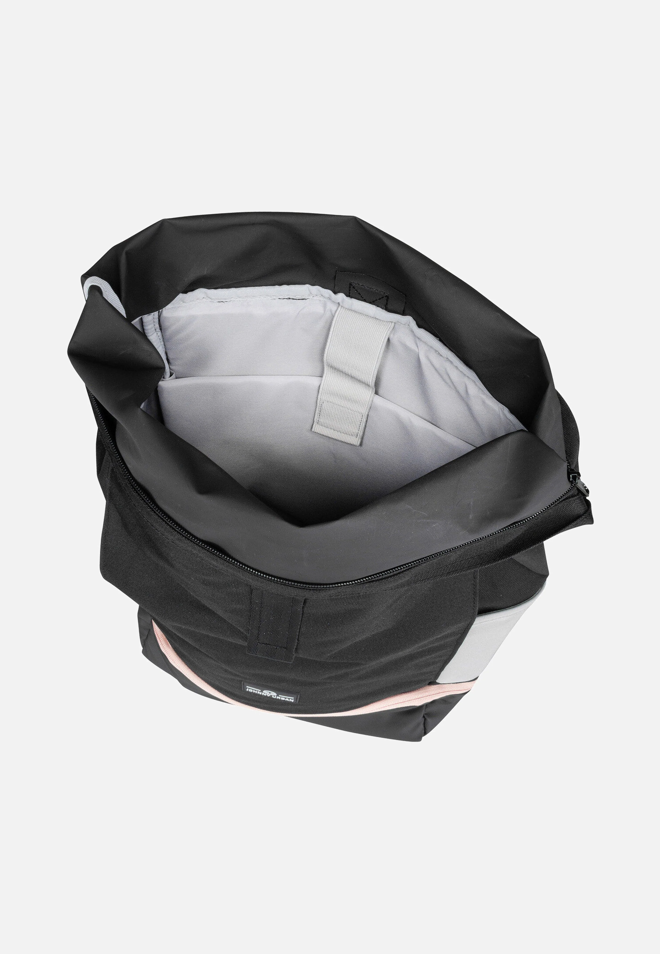 Allen Large Schwarz-Rosa - Rolltop Rucksack - Image 3