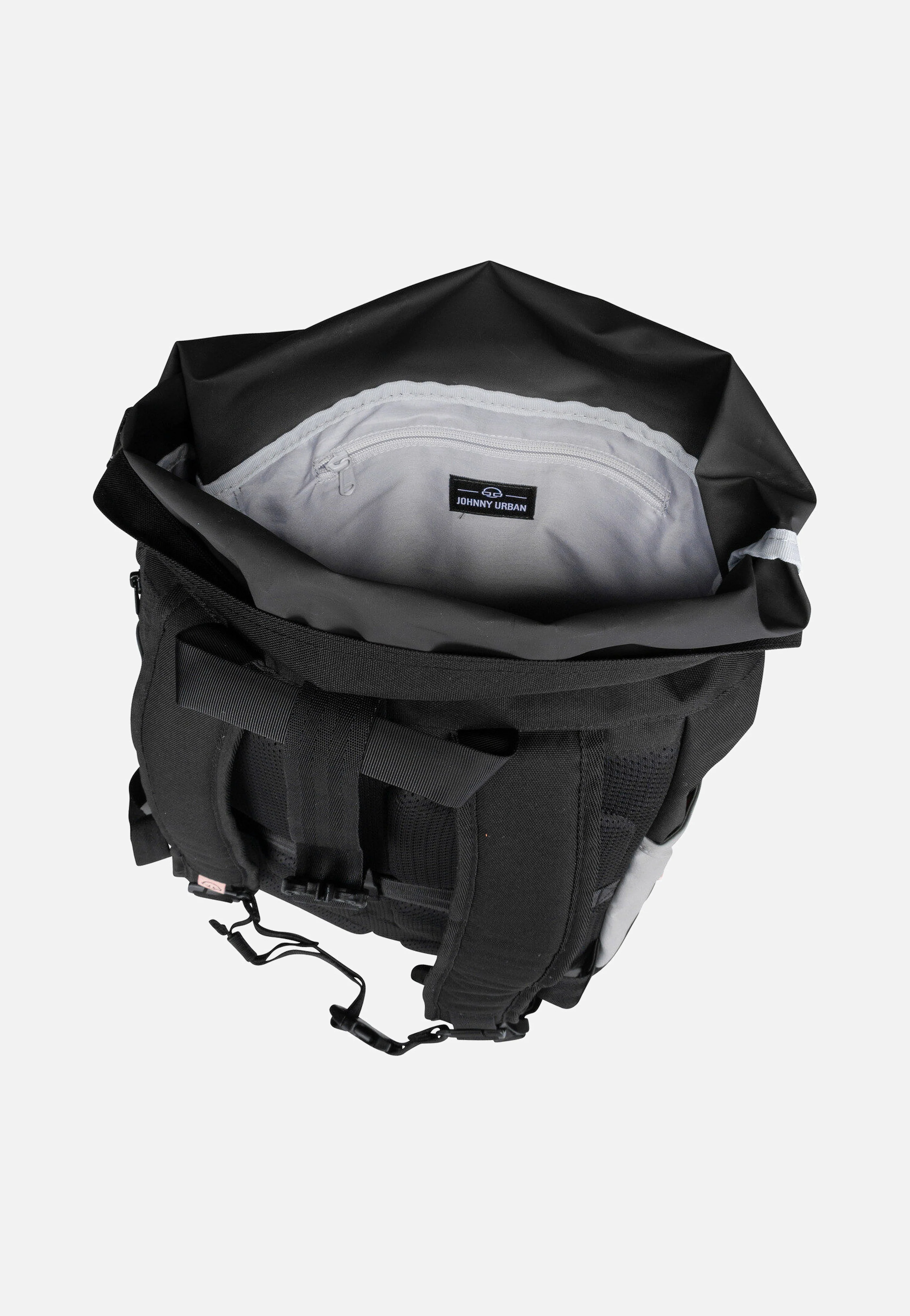 Allen Large Schwarz-Rosa - Rolltop Rucksack - Image 4