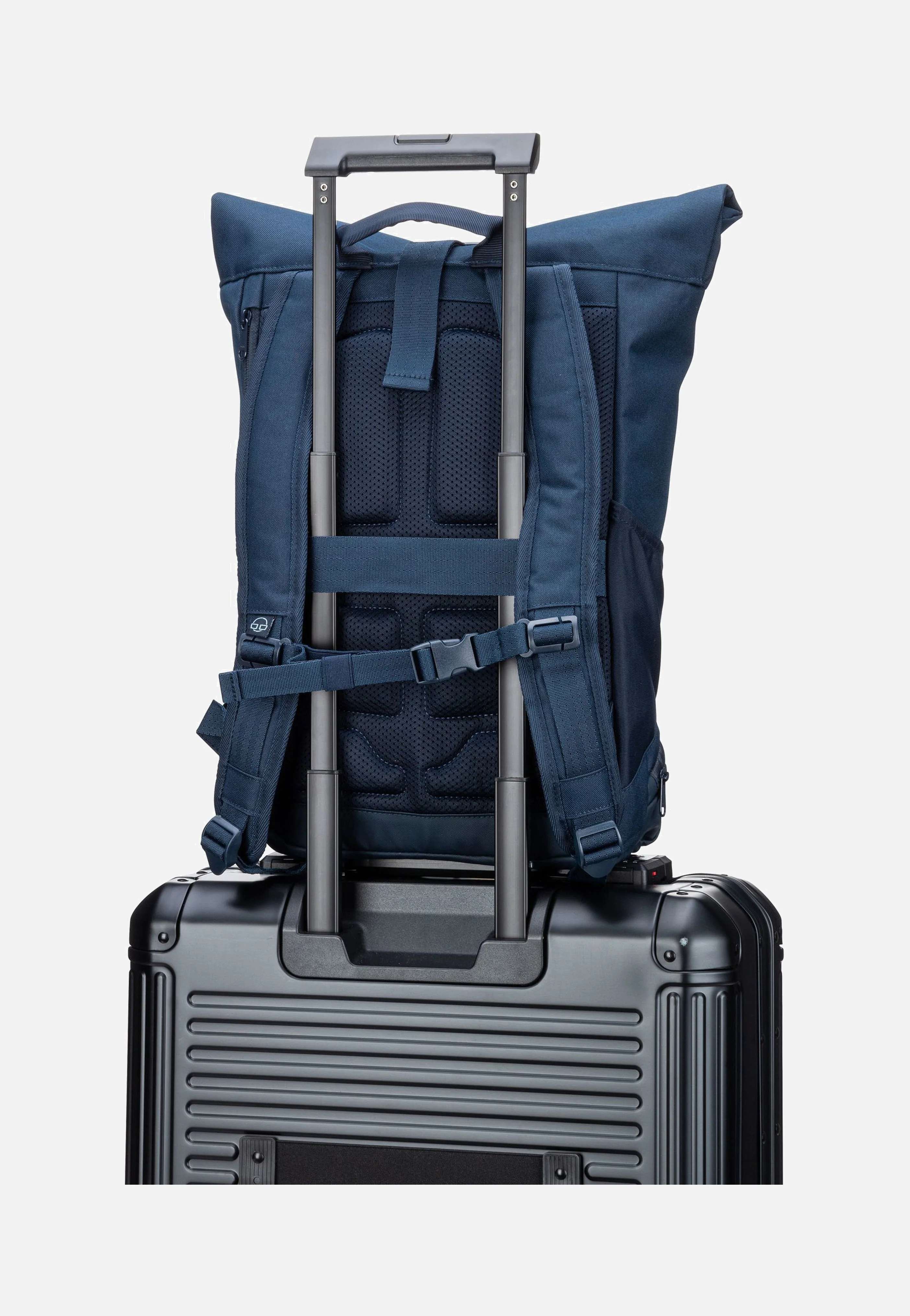 Allen Medium Dunkelblau - Rolltop Rucksack - Image 9