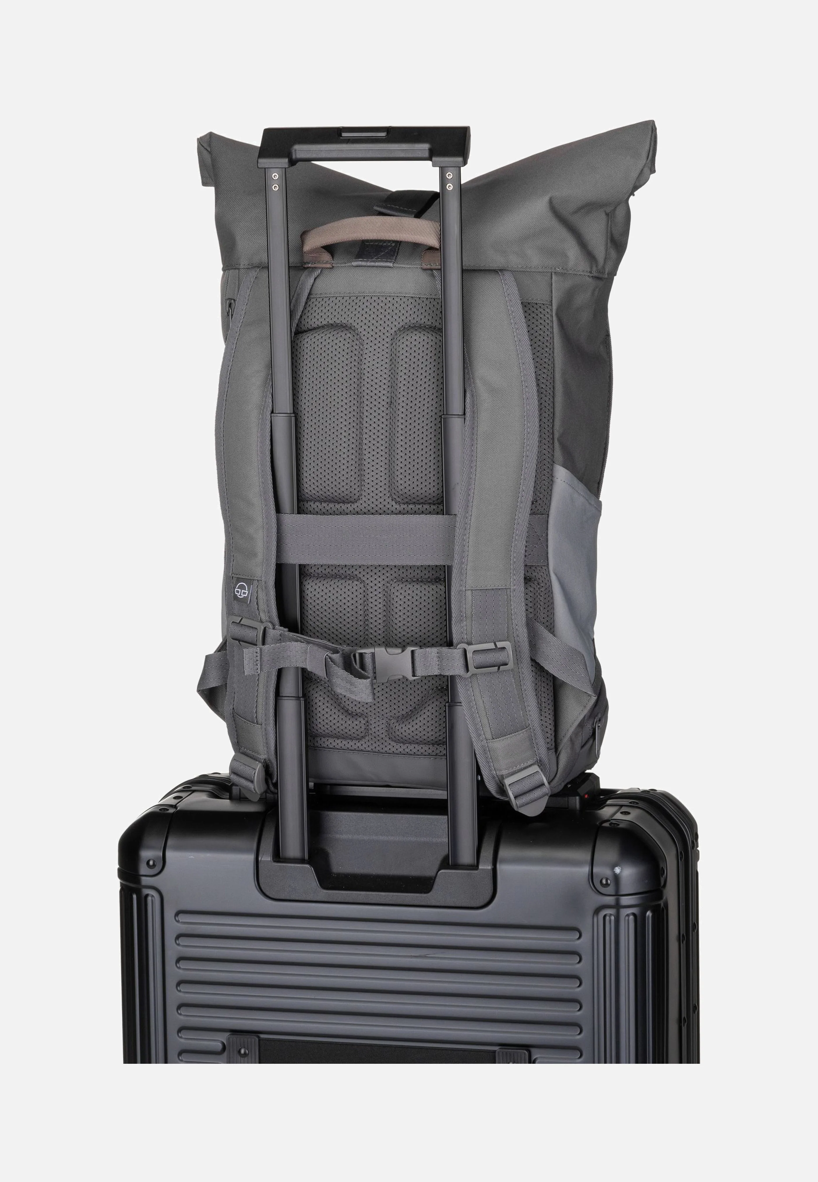 Allen Medium Dunkelgrau - Rolltop Rucksack - Image 6