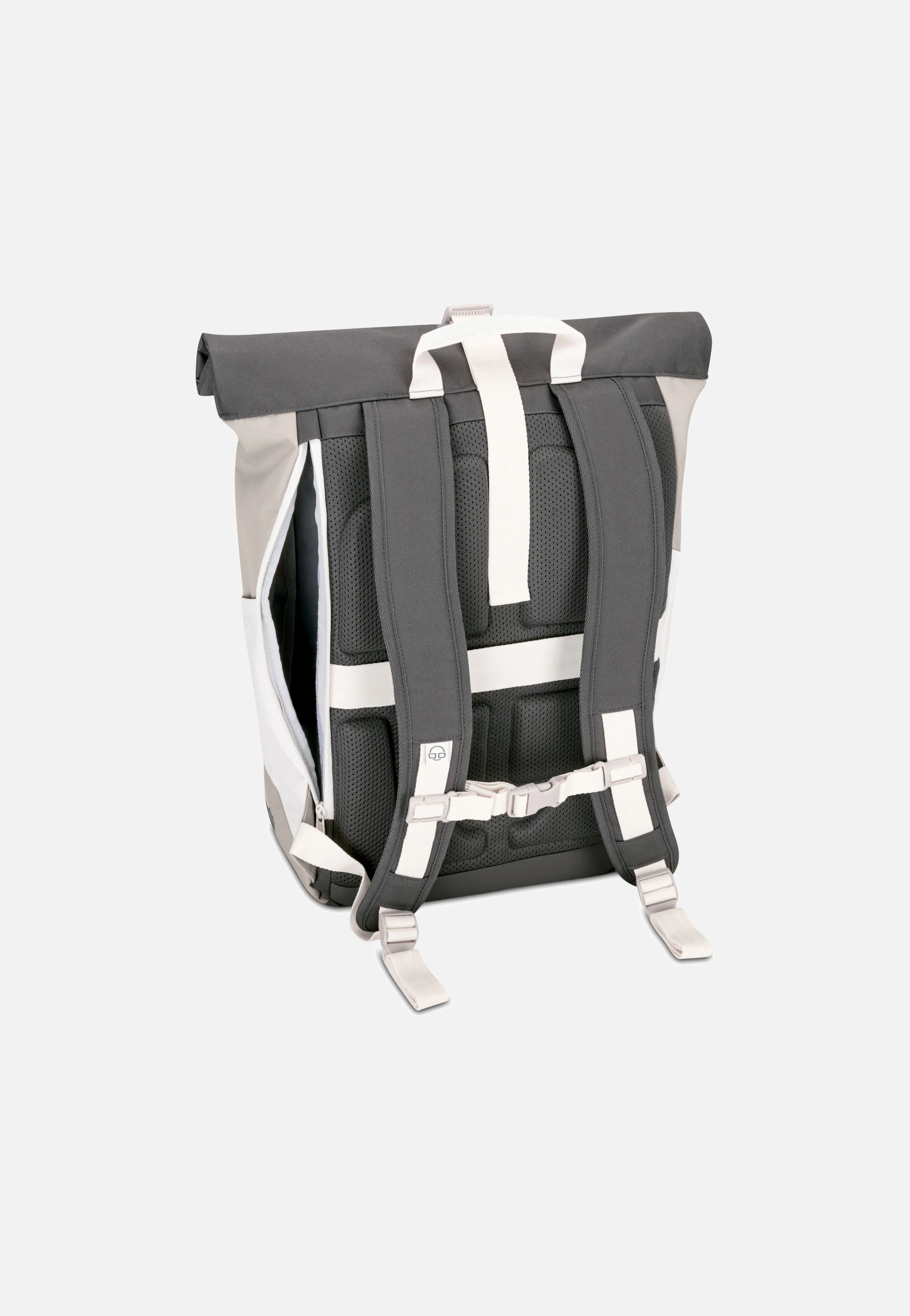 Allen Medium Sand-Grau - Rolltop Rucksack - Image 3