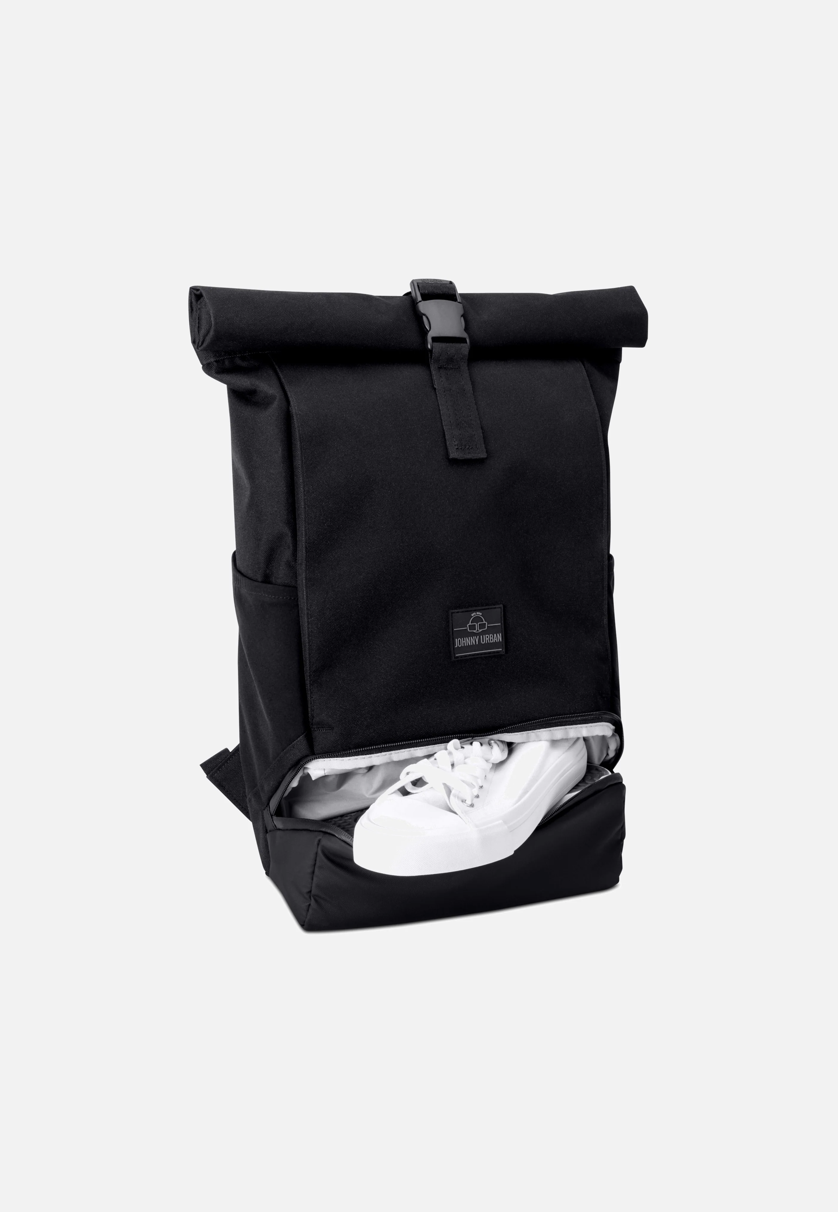 Allen Medium Schwarz - Rolltop Rucksack - Image 5