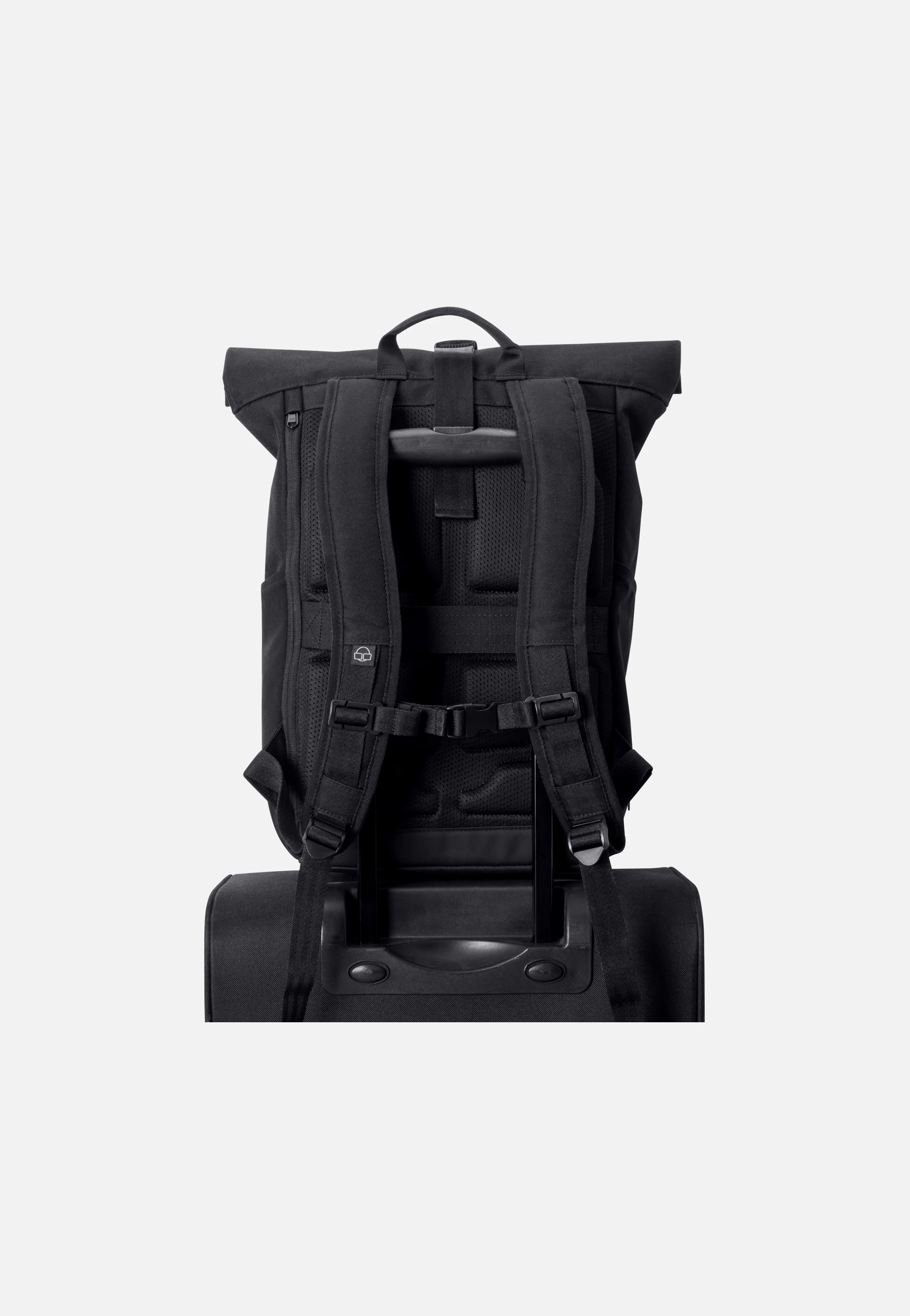 Allen Medium Schwarz - Rolltop Rucksack - Image 7