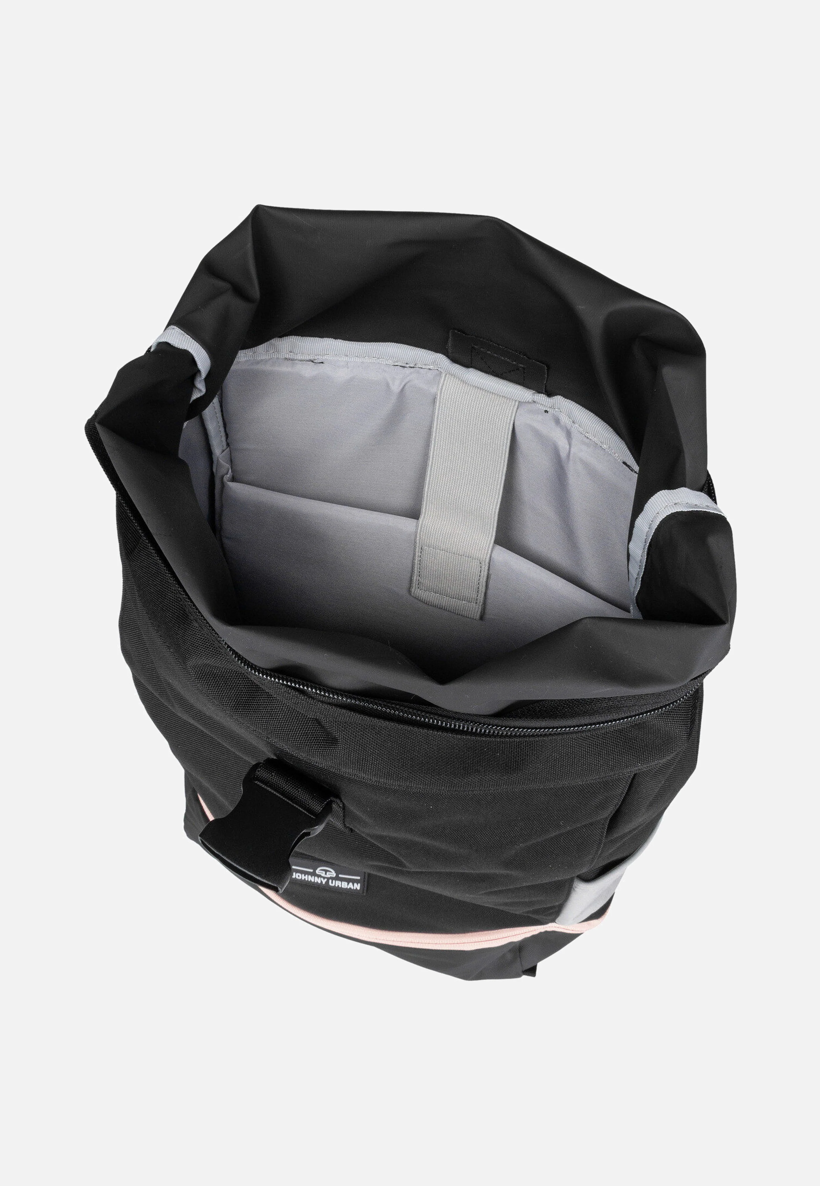 Allen Medium Schwarz-Rosa - Rolltop Rucksack - Image 4