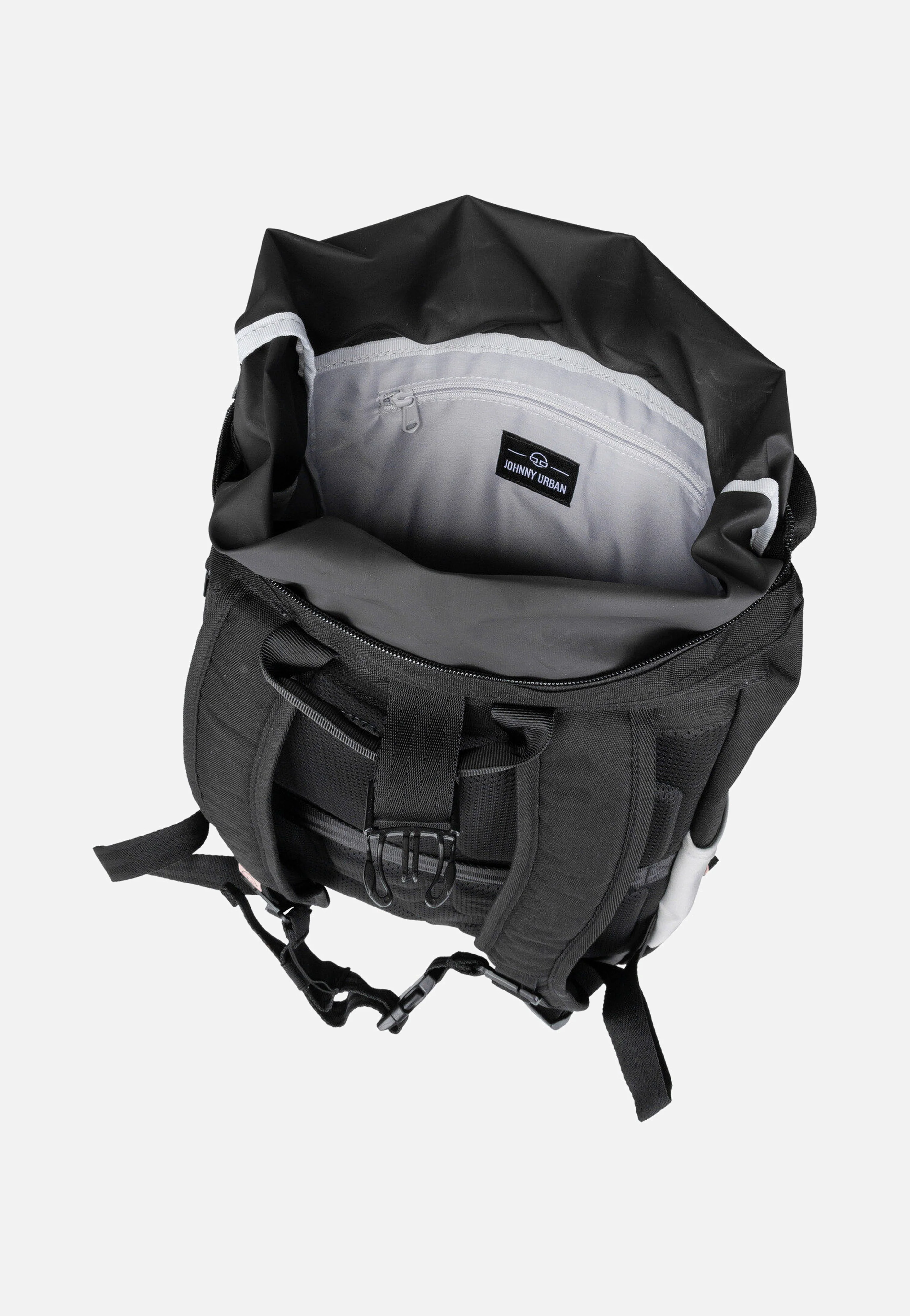 Allen Medium Schwarz-Rosa - Rolltop Rucksack - Image 5