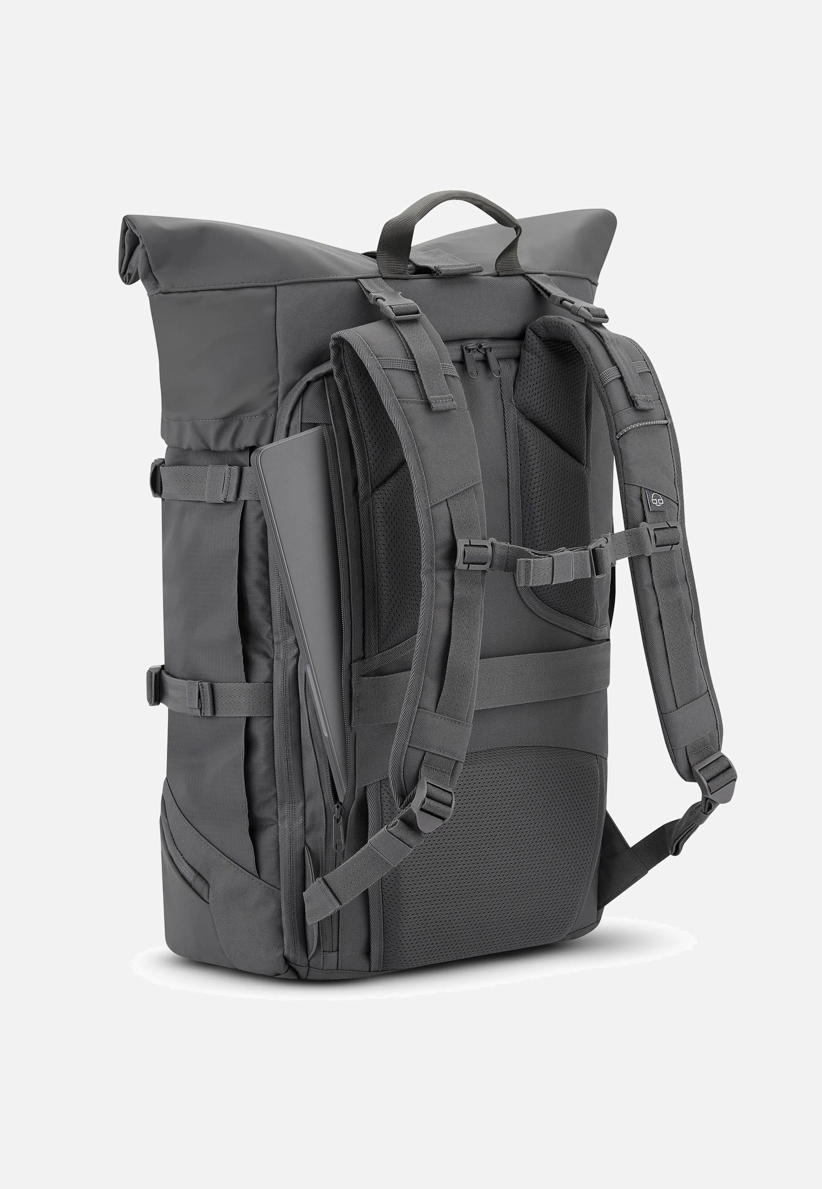 Allen XL Travel Dunkelgrau - Rolltop Rucksack - Image 4