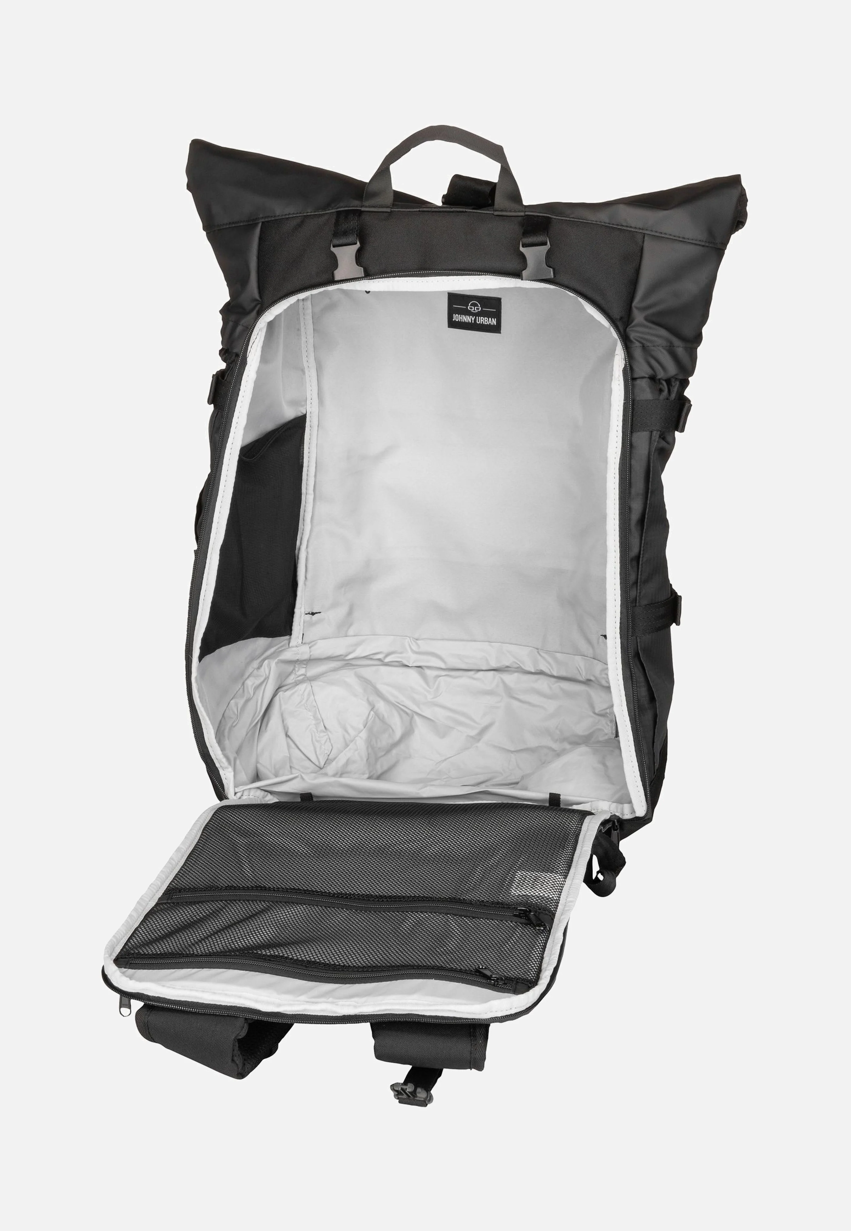 Allen XL Travel Schwarz - Rolltop Rucksack - Image 3