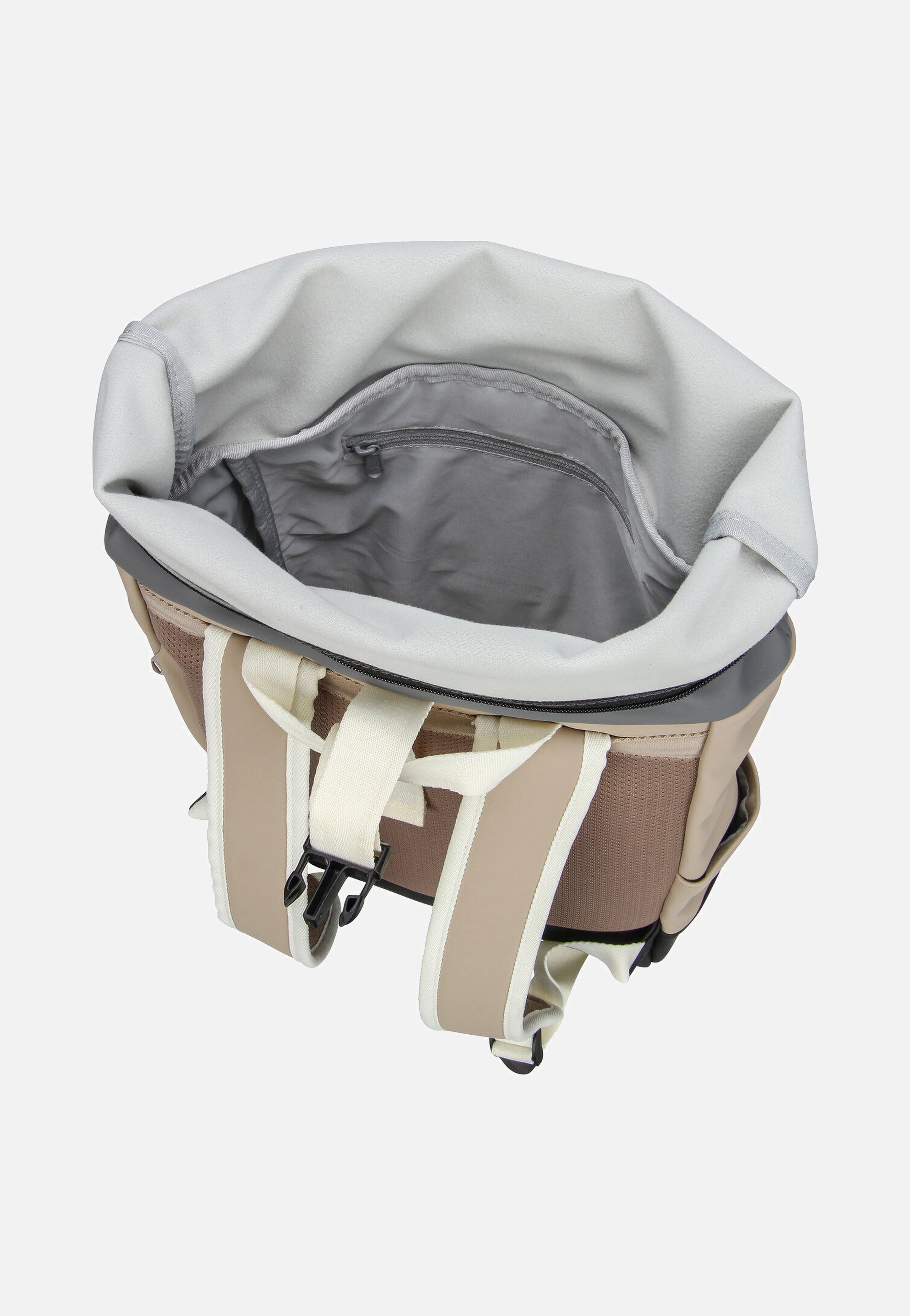 Harvey Beige-Grau - Rolltop Rucksack - Image 3