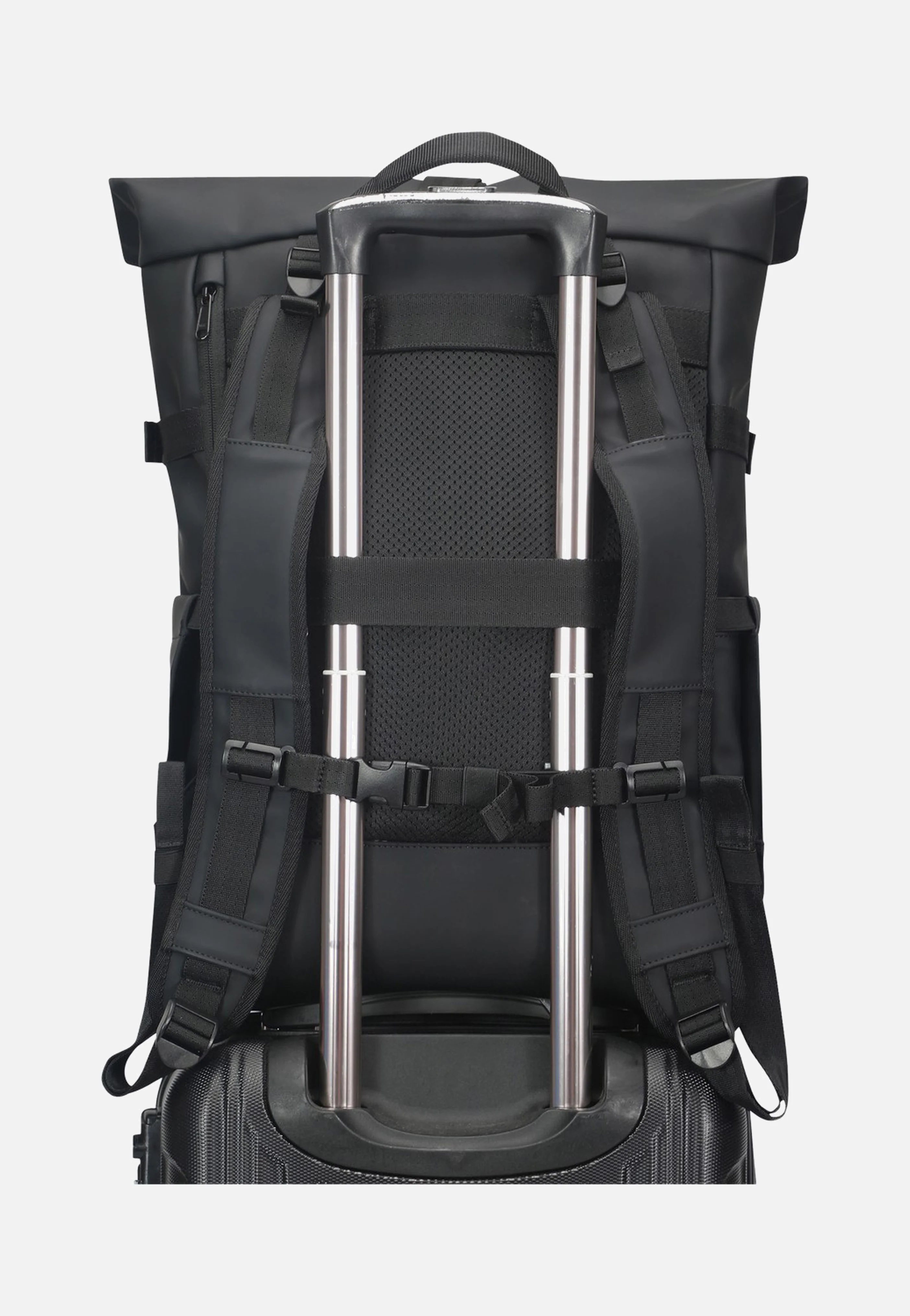 Harvey Large Black - Rolltop Rucksack - Image 12