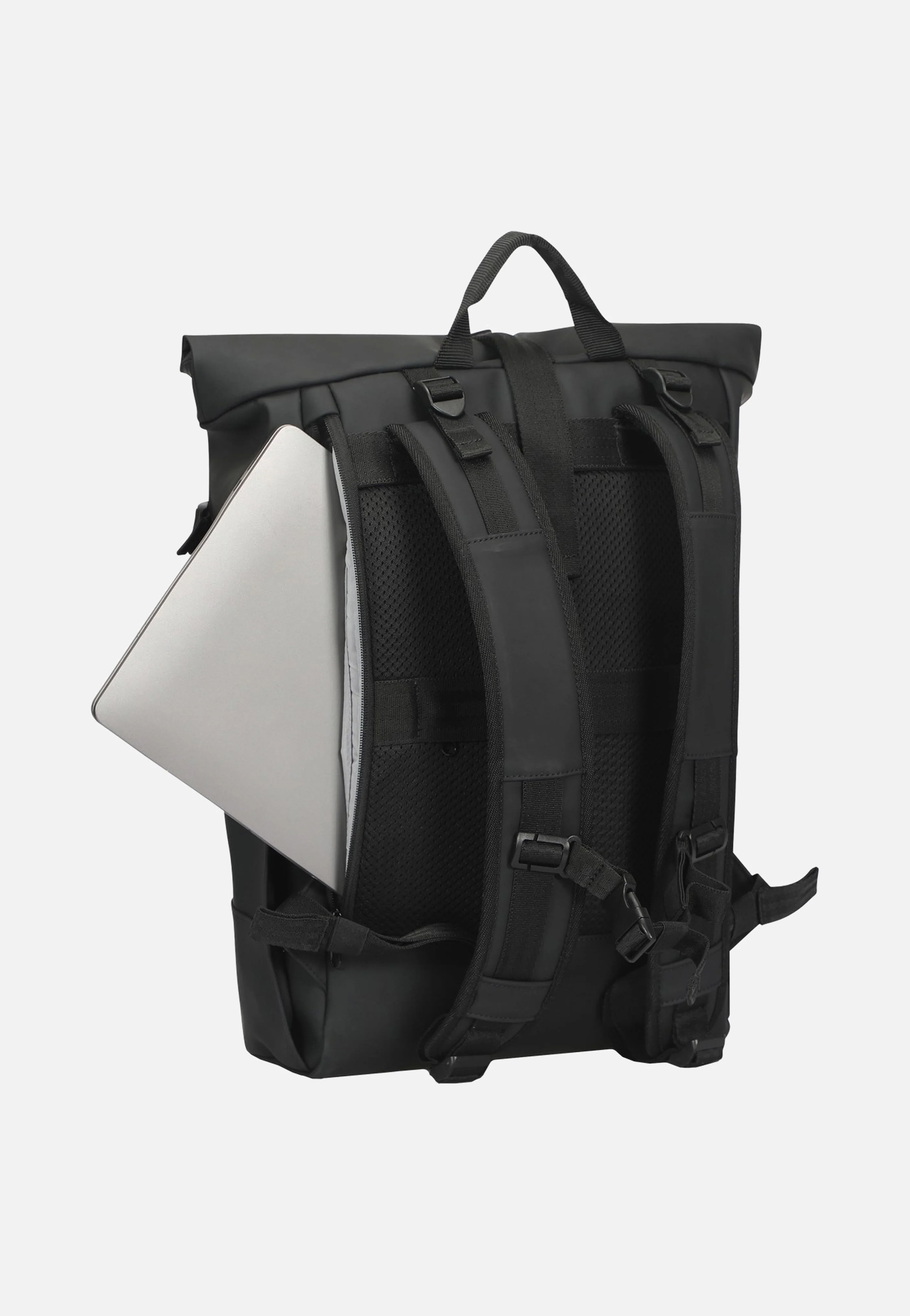 Harvey Large Black - Rolltop Rucksack - Image 6