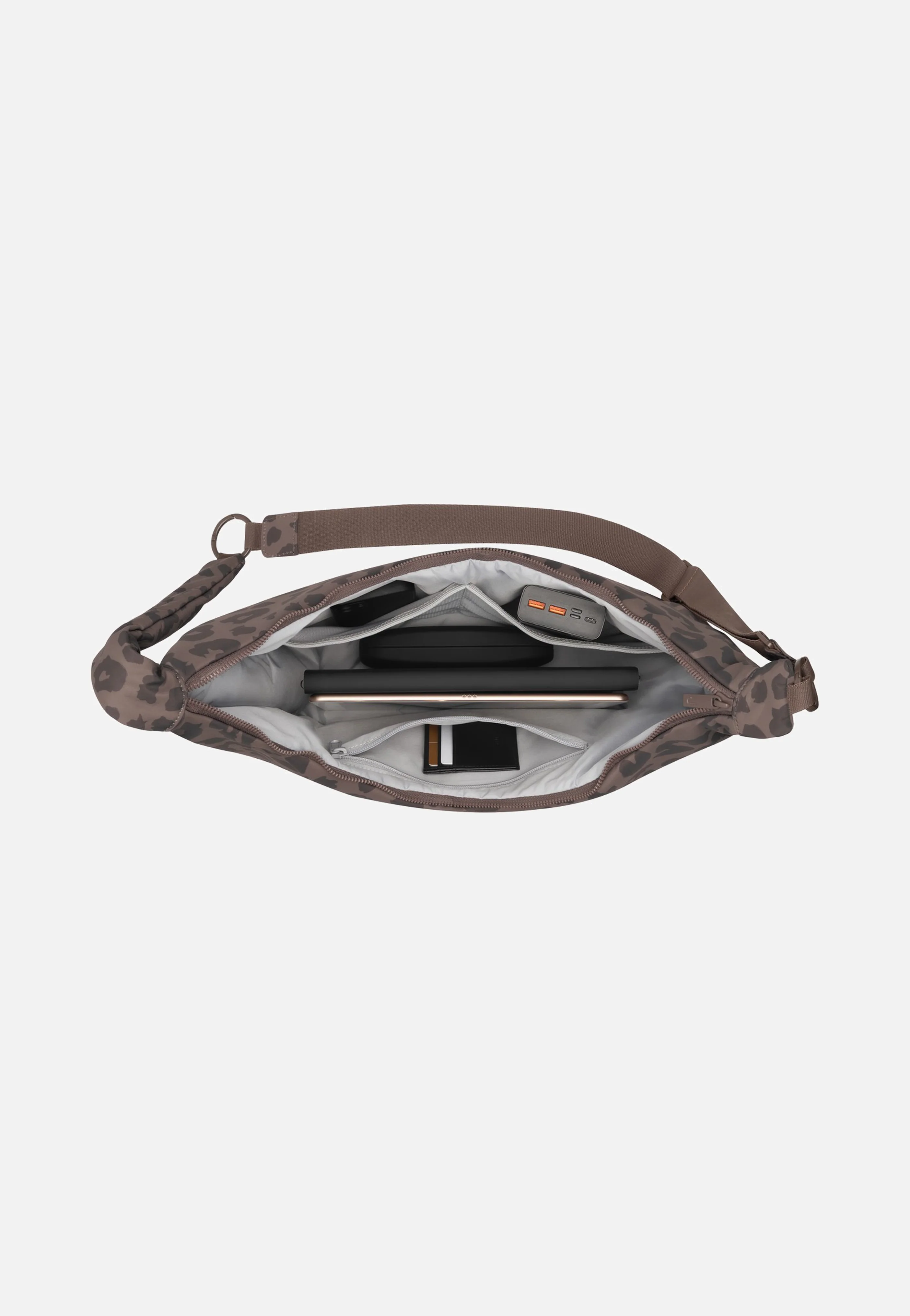 Lou Large Brown Leo - Crossbody Bag - Image 9