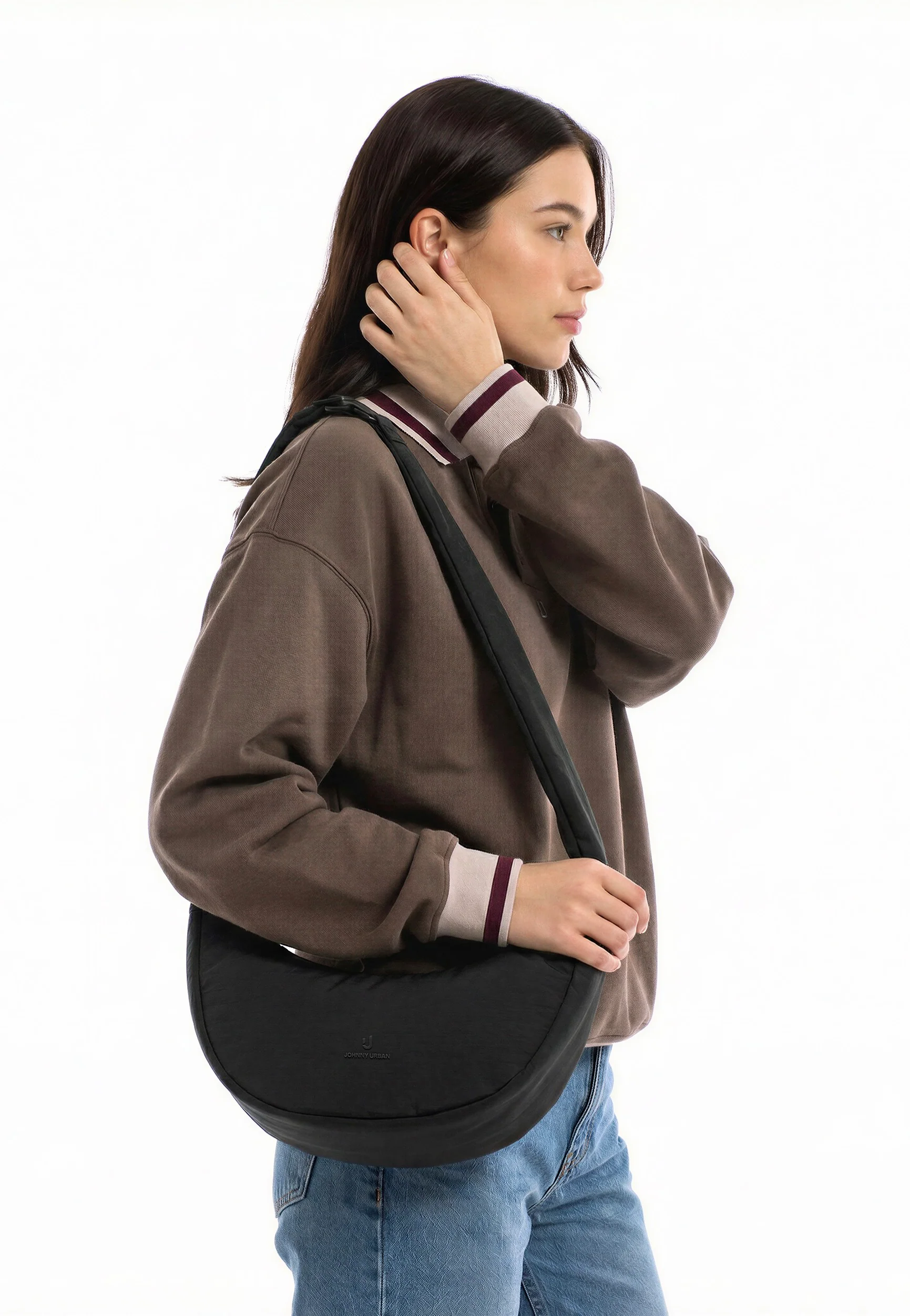 Lou Medium Black - Crossbody Bag - Image 7
