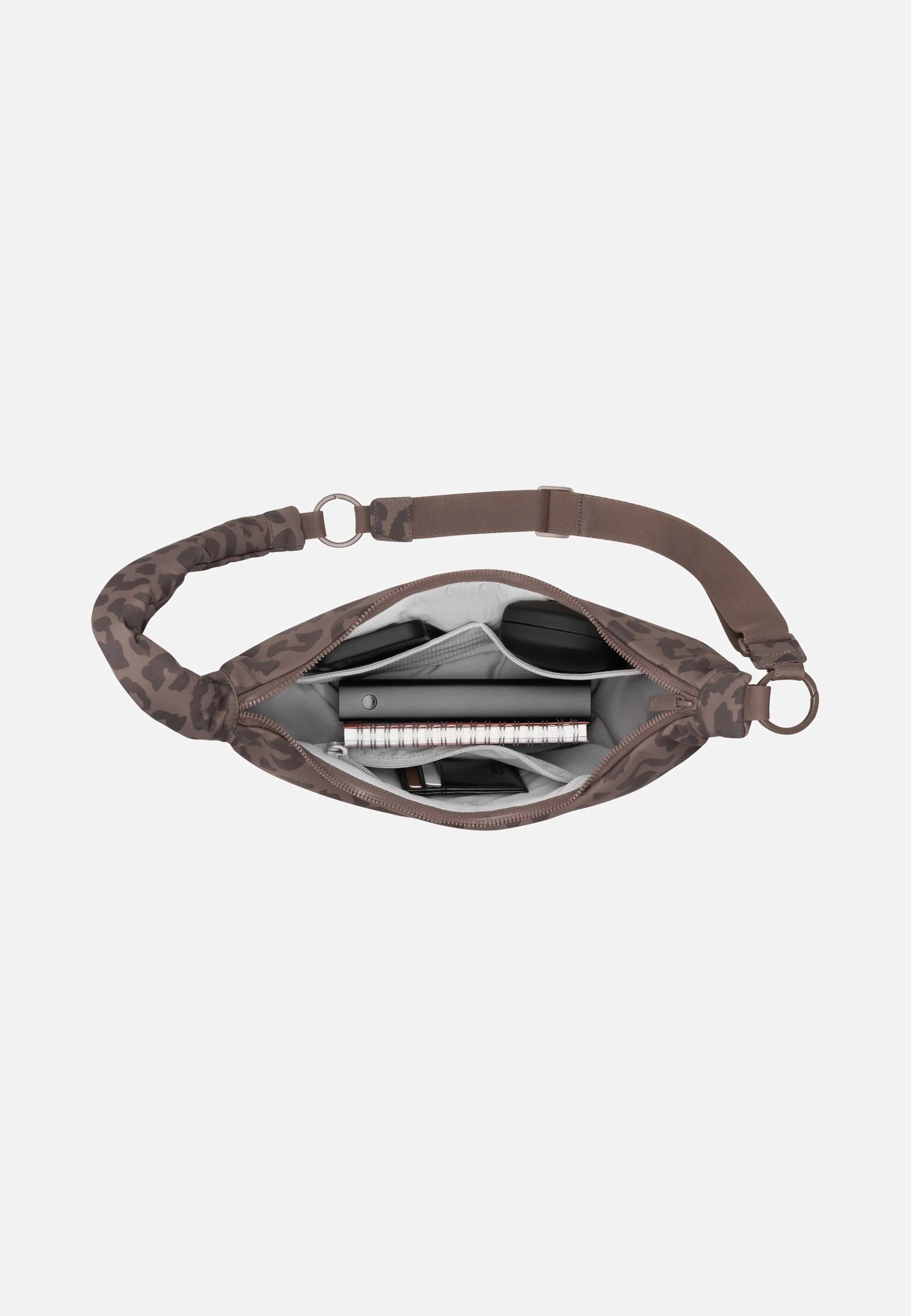 Lou Medium Brown Leo - Crossbody Bag - Image 8