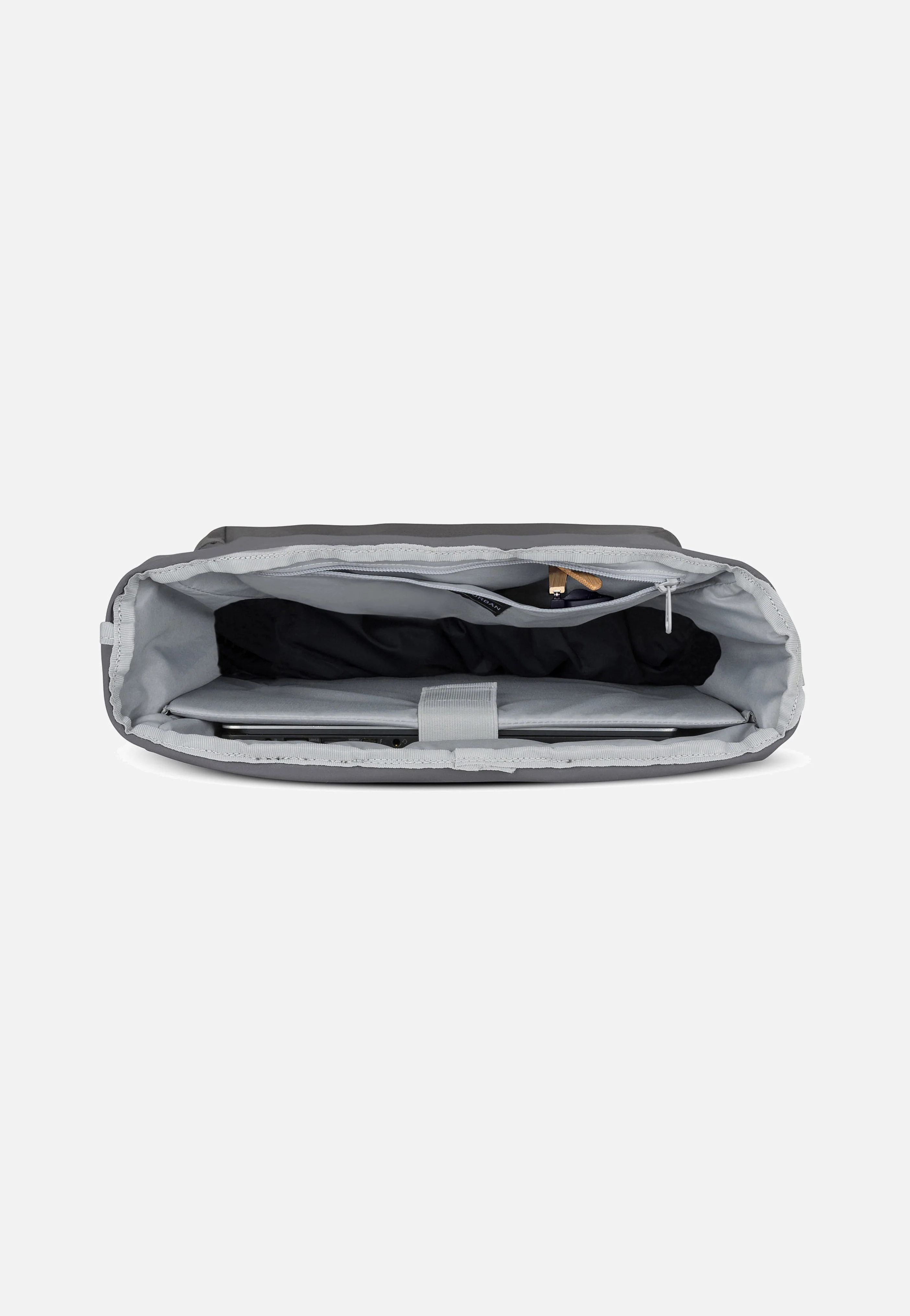 Robin Large Dunkelgrau - Rolltop Rucksack - Image 3