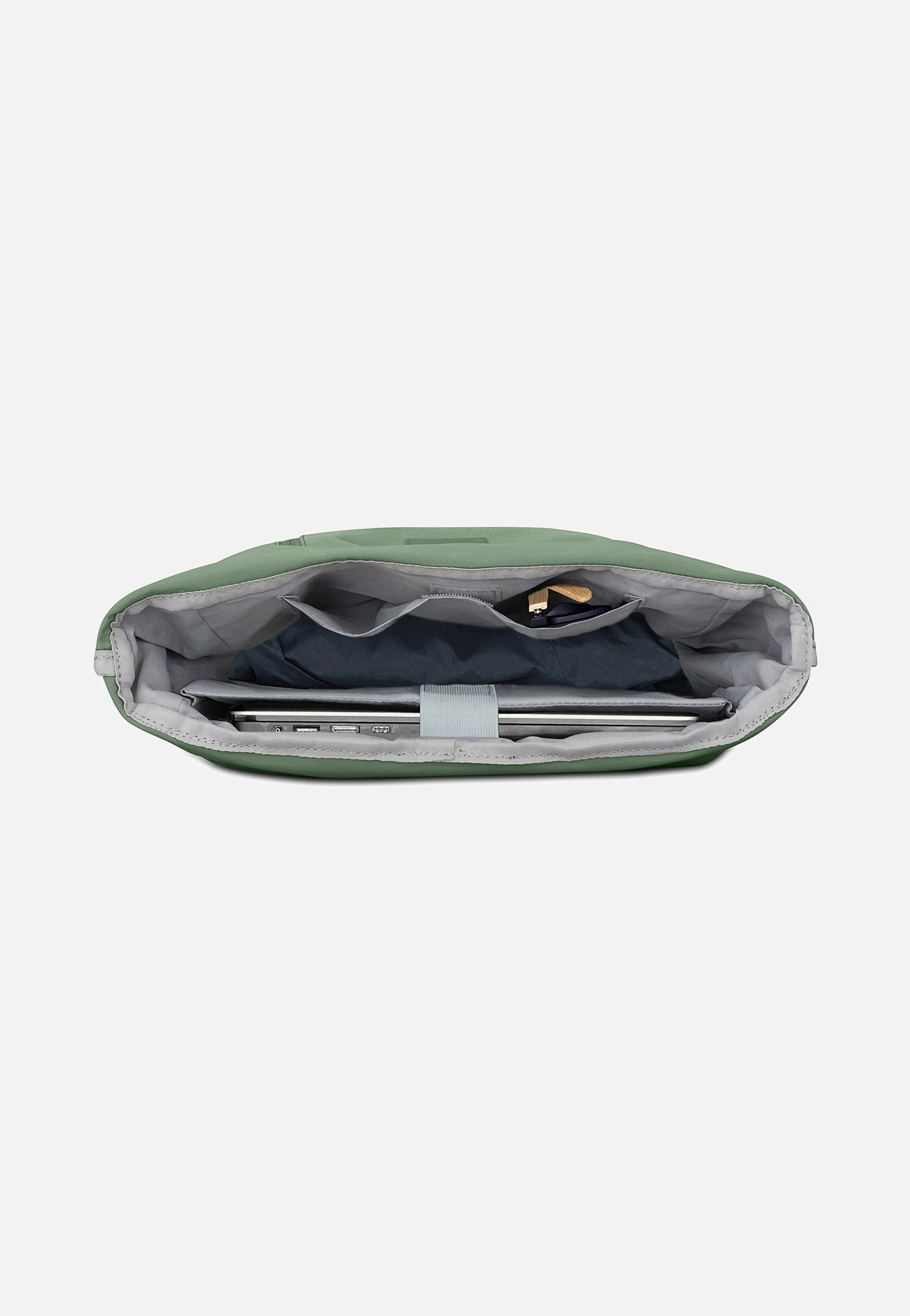Robin Medium Salbeigrün - Rolltop Rucksack - Image 3