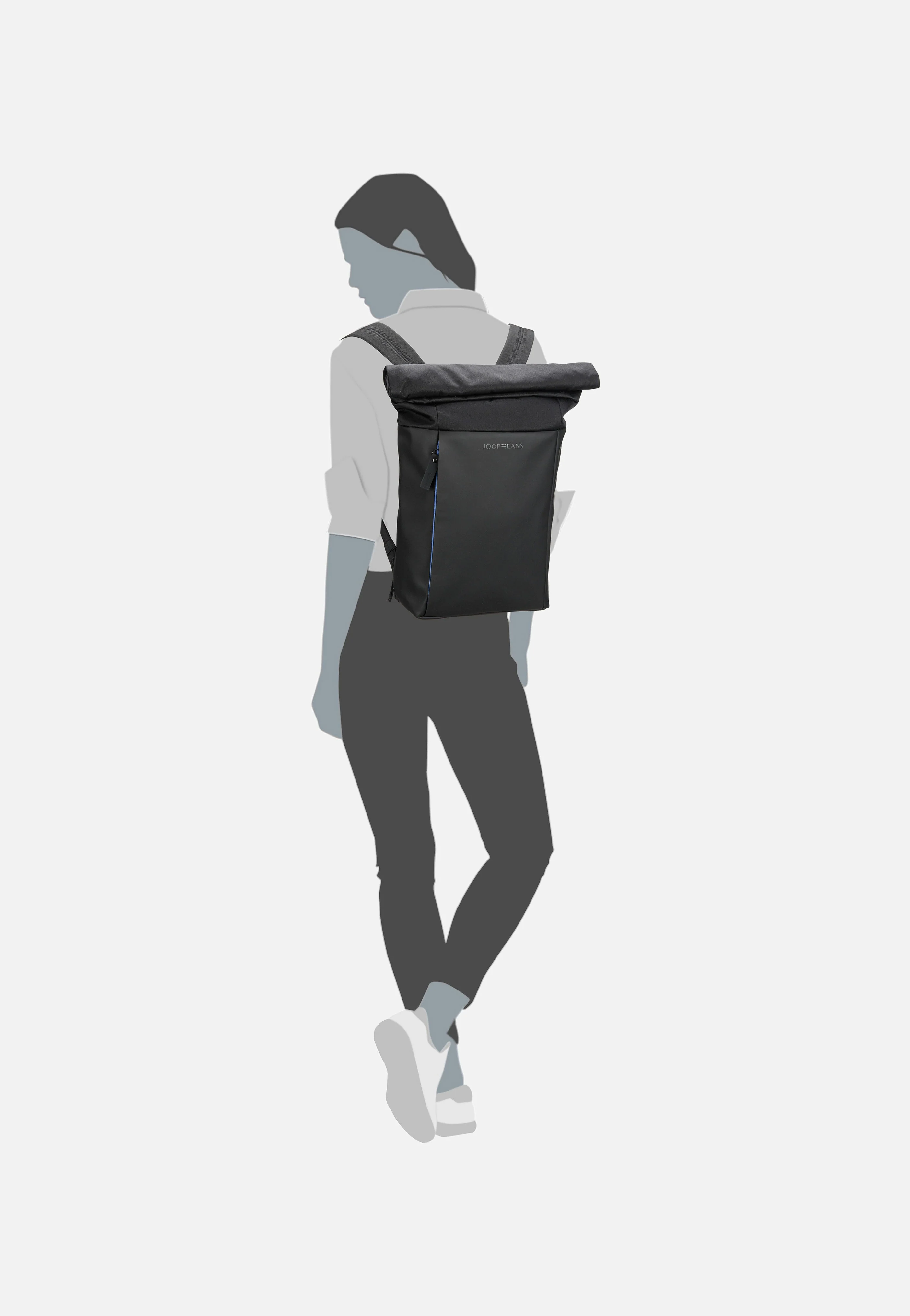 Atessa Tino SVZ Black - Rolltop Rucksack - Image 7