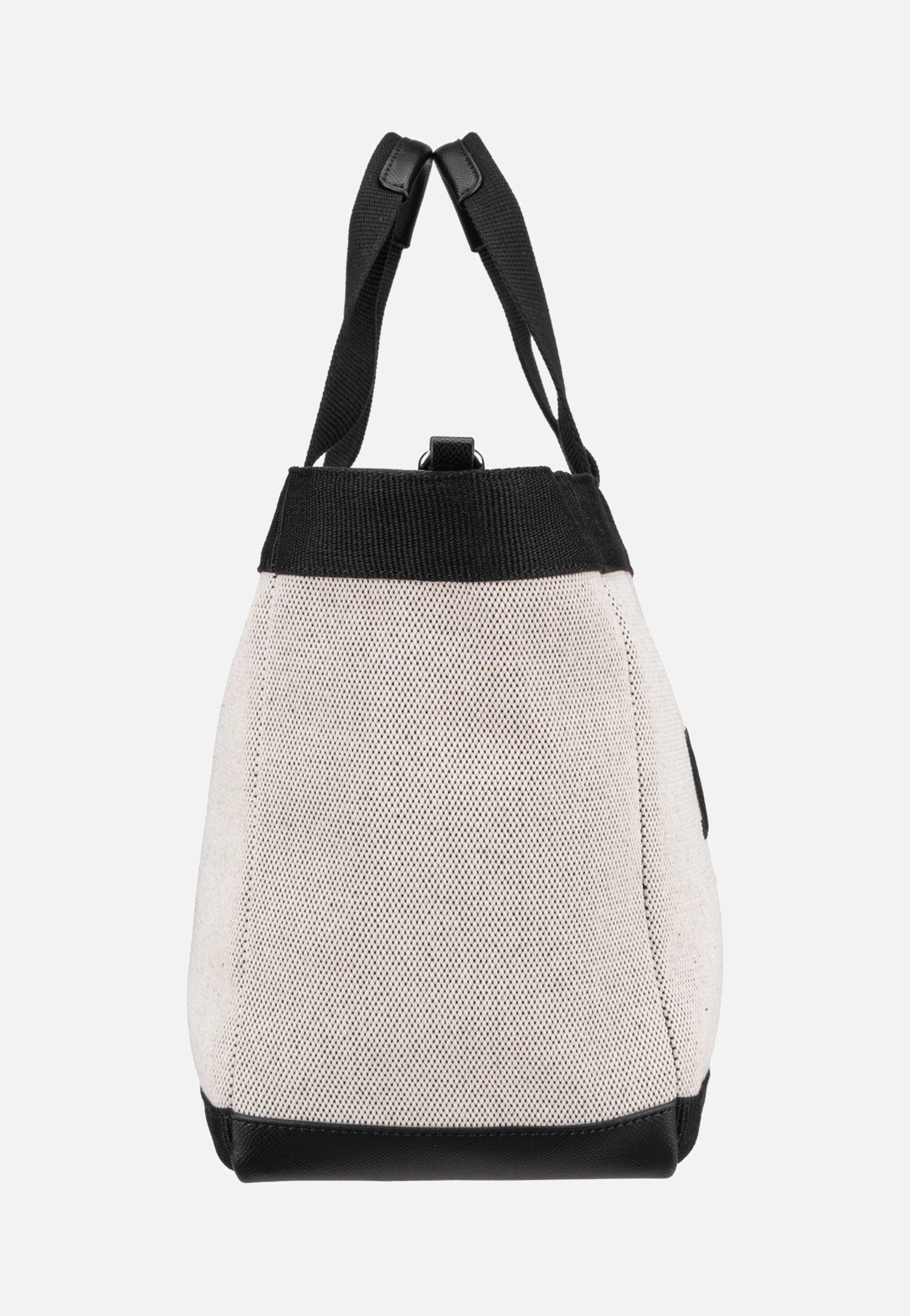 Calduccio Tela Yvette Handbag Black - Henkeltasche - Image 4