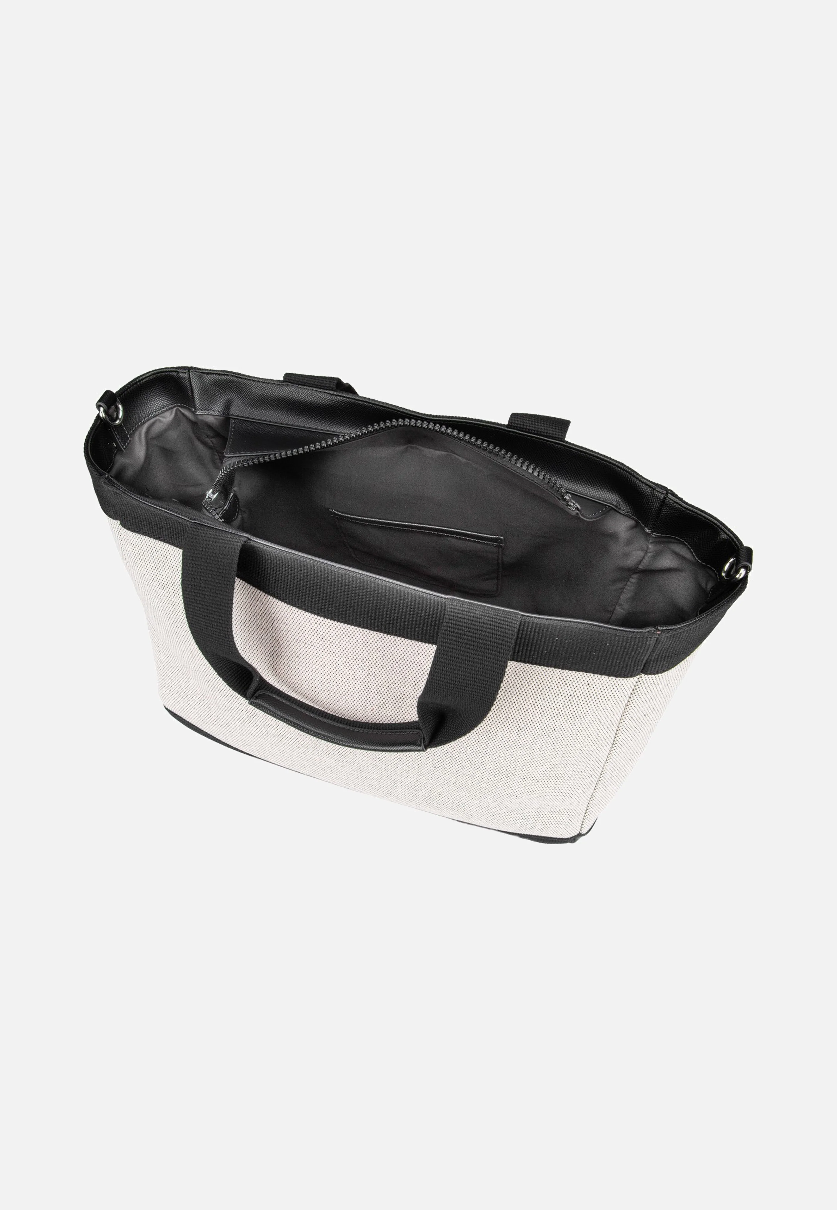 Calduccio Tela Yvette Handbag Black - Henkeltasche - Image 6