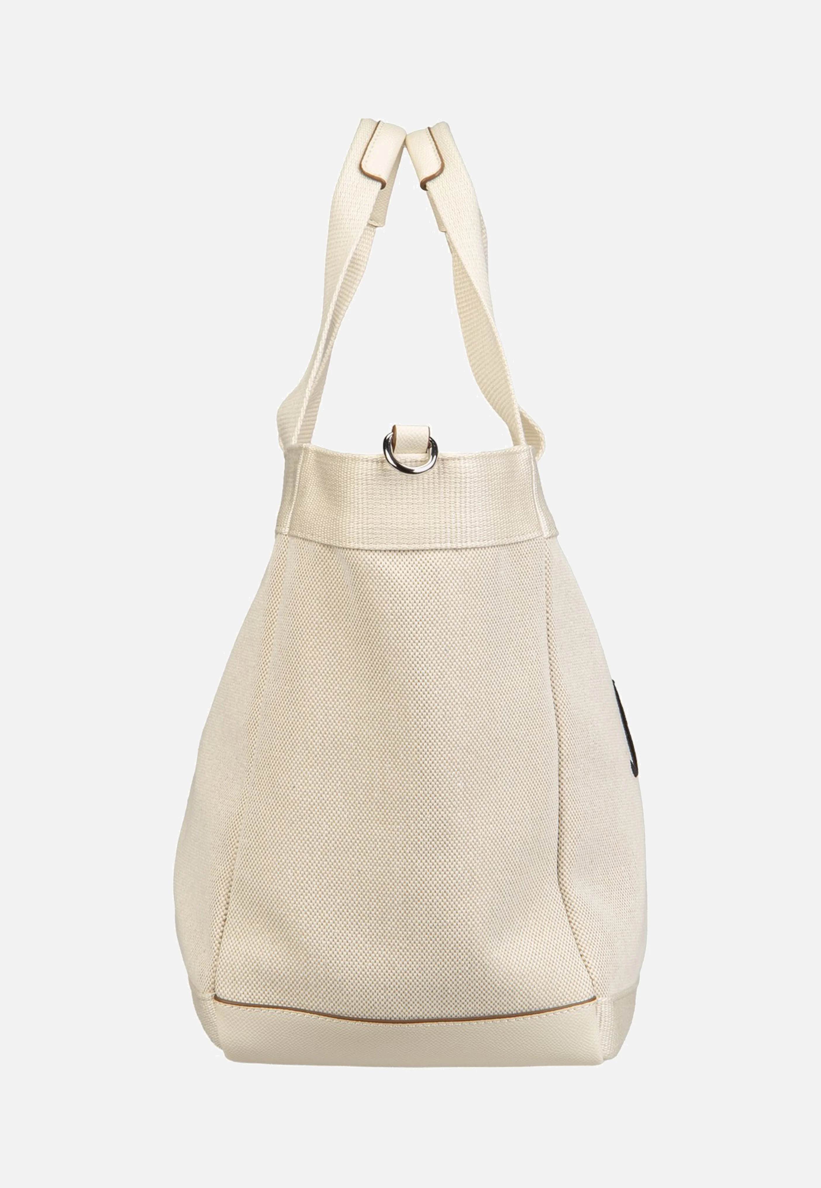 Calduccio Tela Yvette Handbag White - Henkeltasche - Image 4
