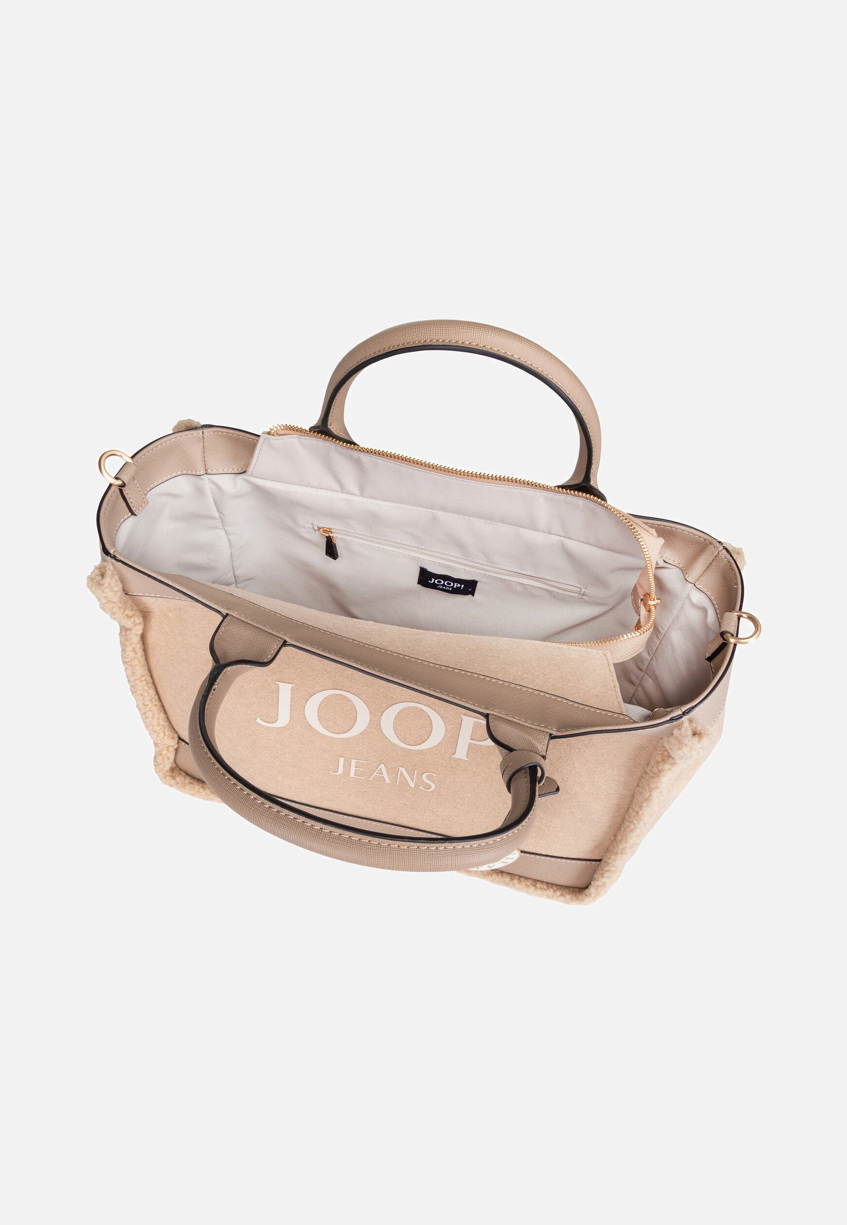 Calduccio Yvette Handbag LHZ Sesame - Shopper - Image 4
