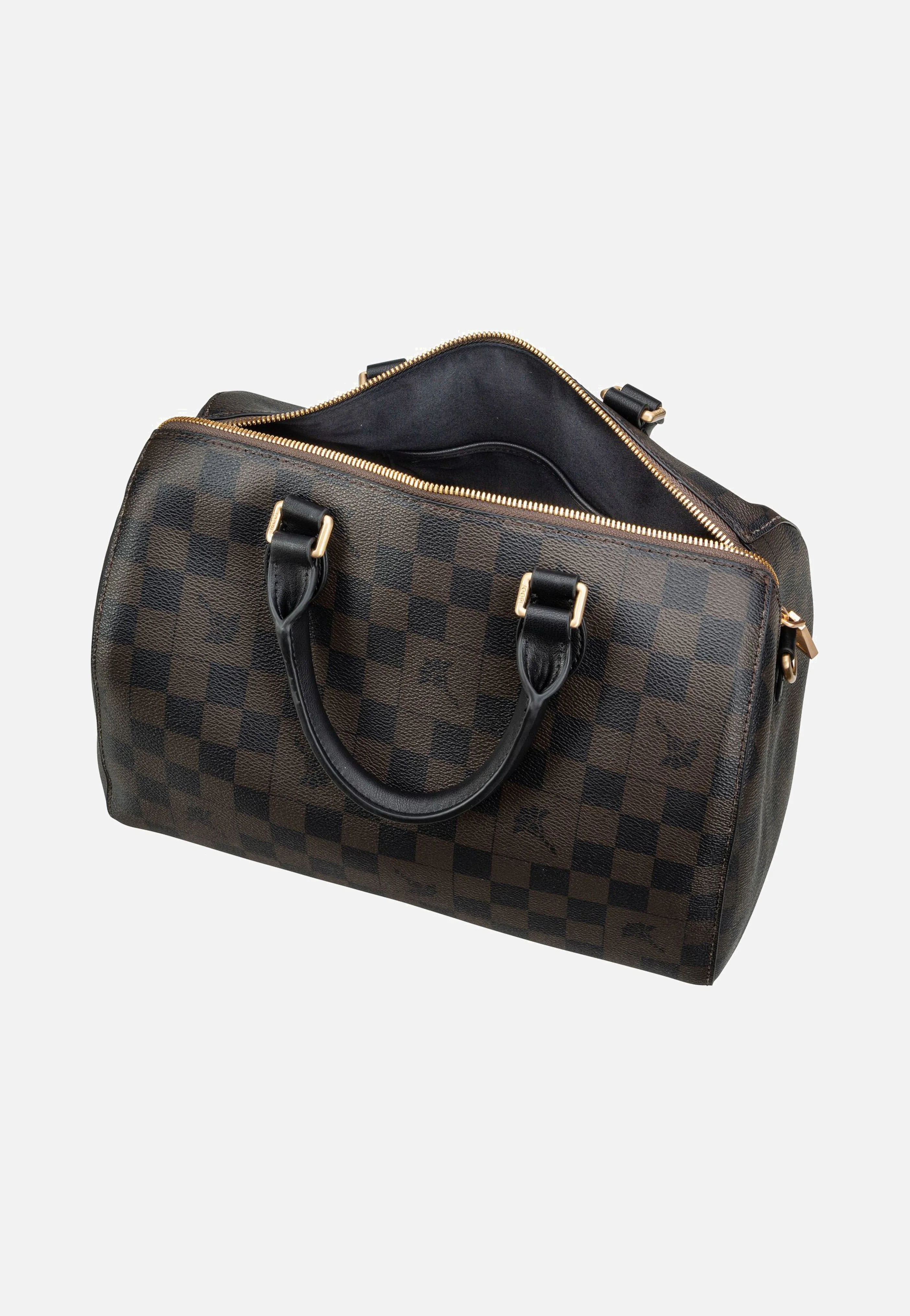 Cortina Piazza Aurora HandBag SHZ Seal Brown - Bowling Bag - Image 3