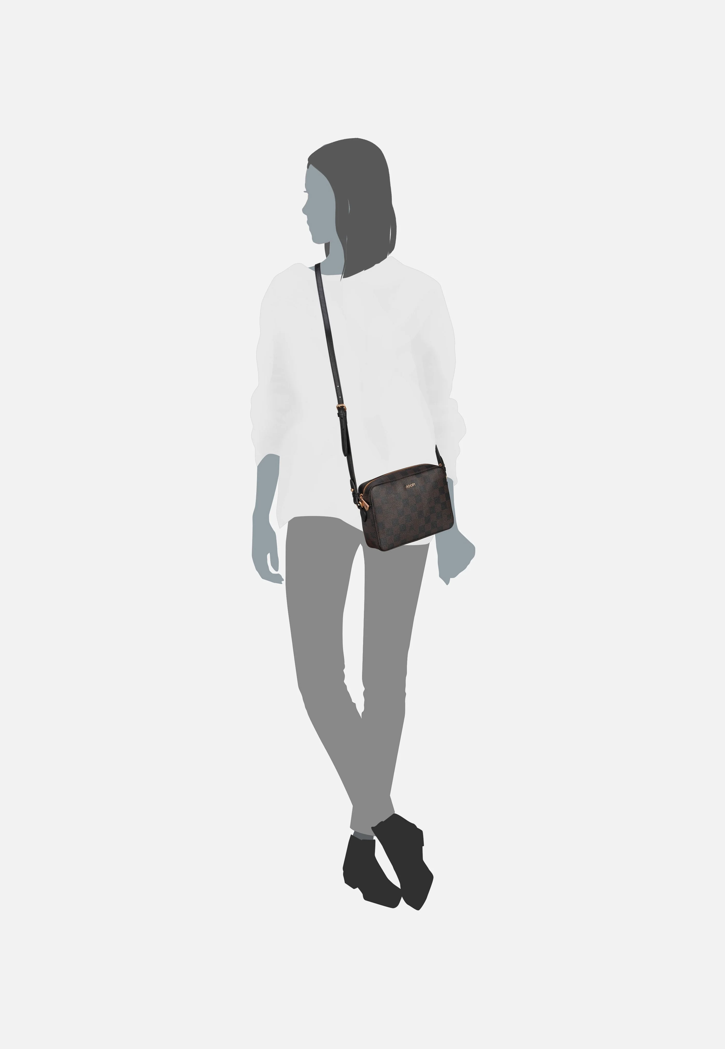 Cortina Piazza Cloe SHZ Seal Brown - Crossbody Bag - Image 5