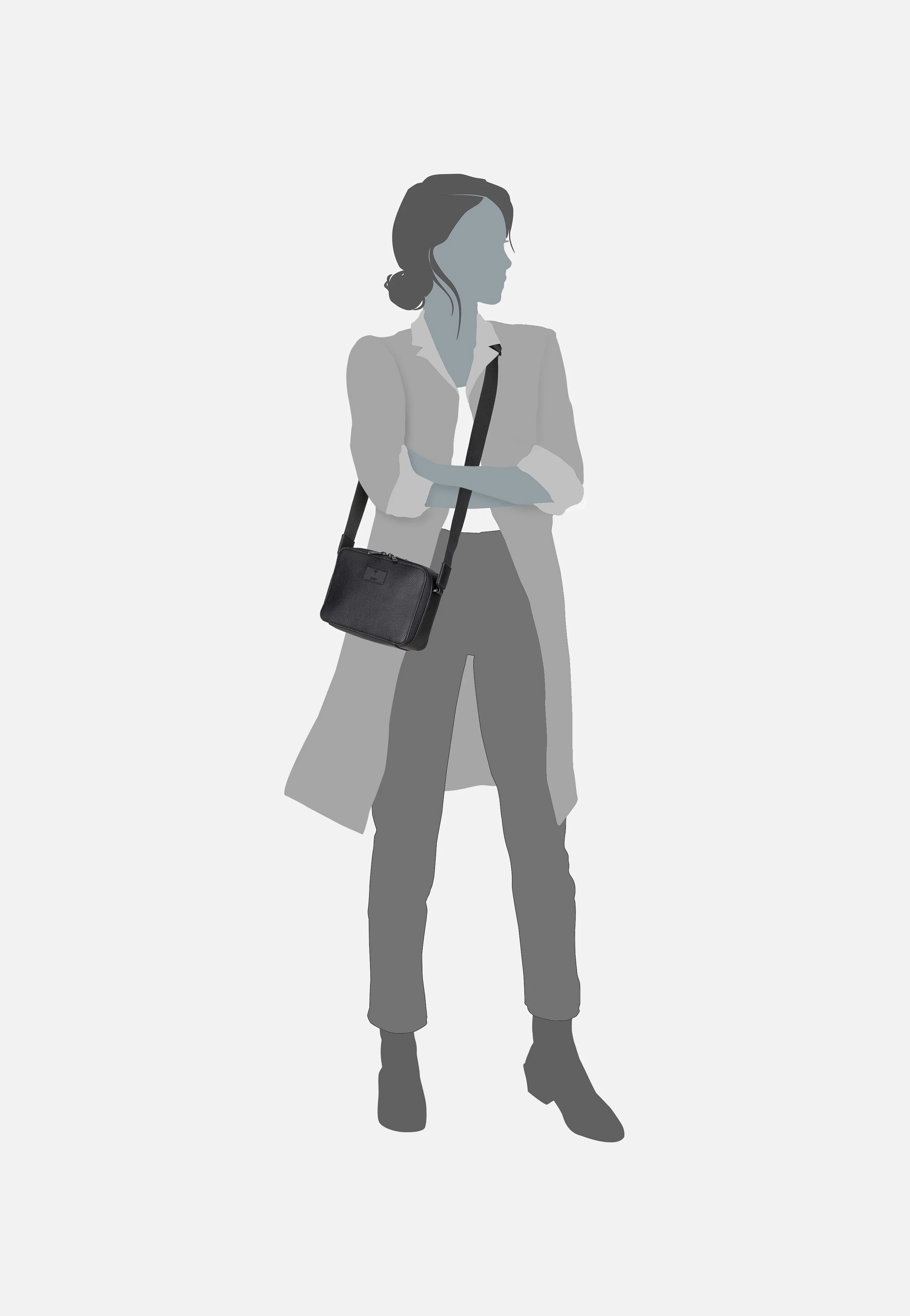 Nepezzano Paolo XSHZ Black - Crossbody Bag - Image 6