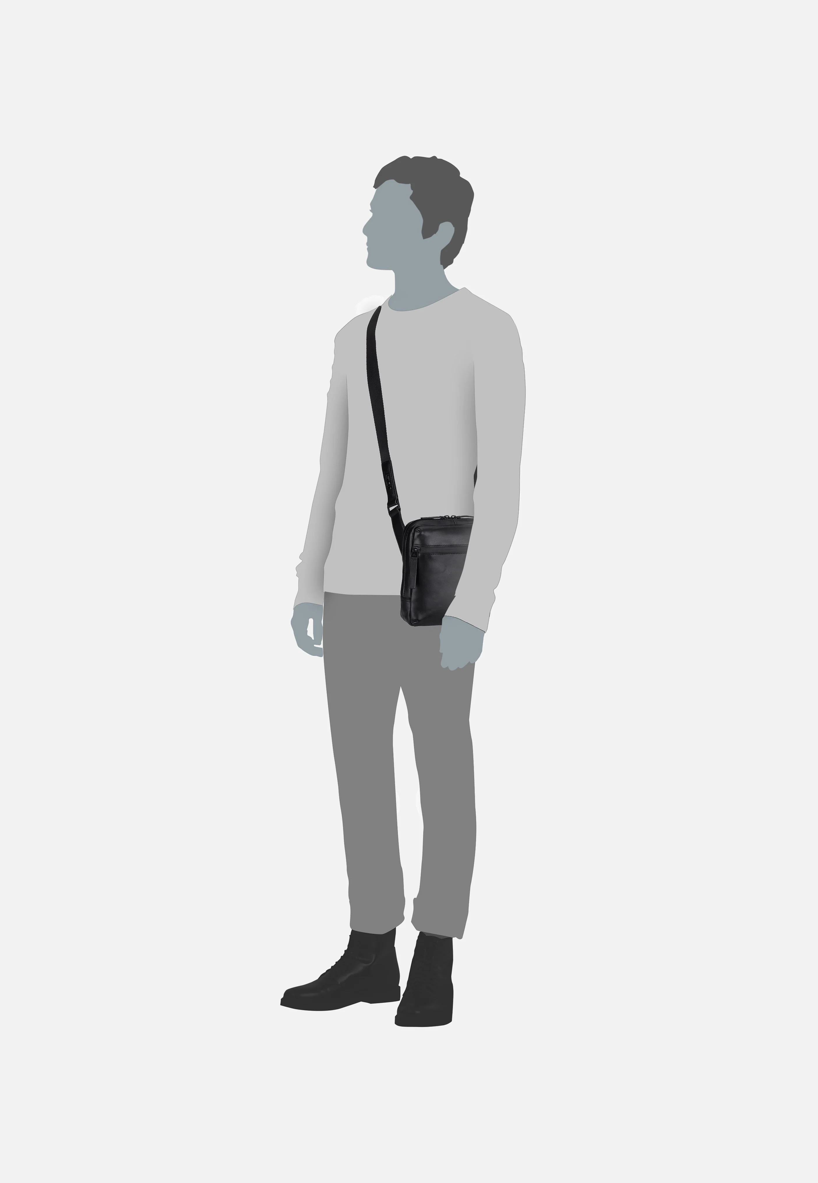 Aarhus 9121 Schwarz - Crossbody Bag - Image 6