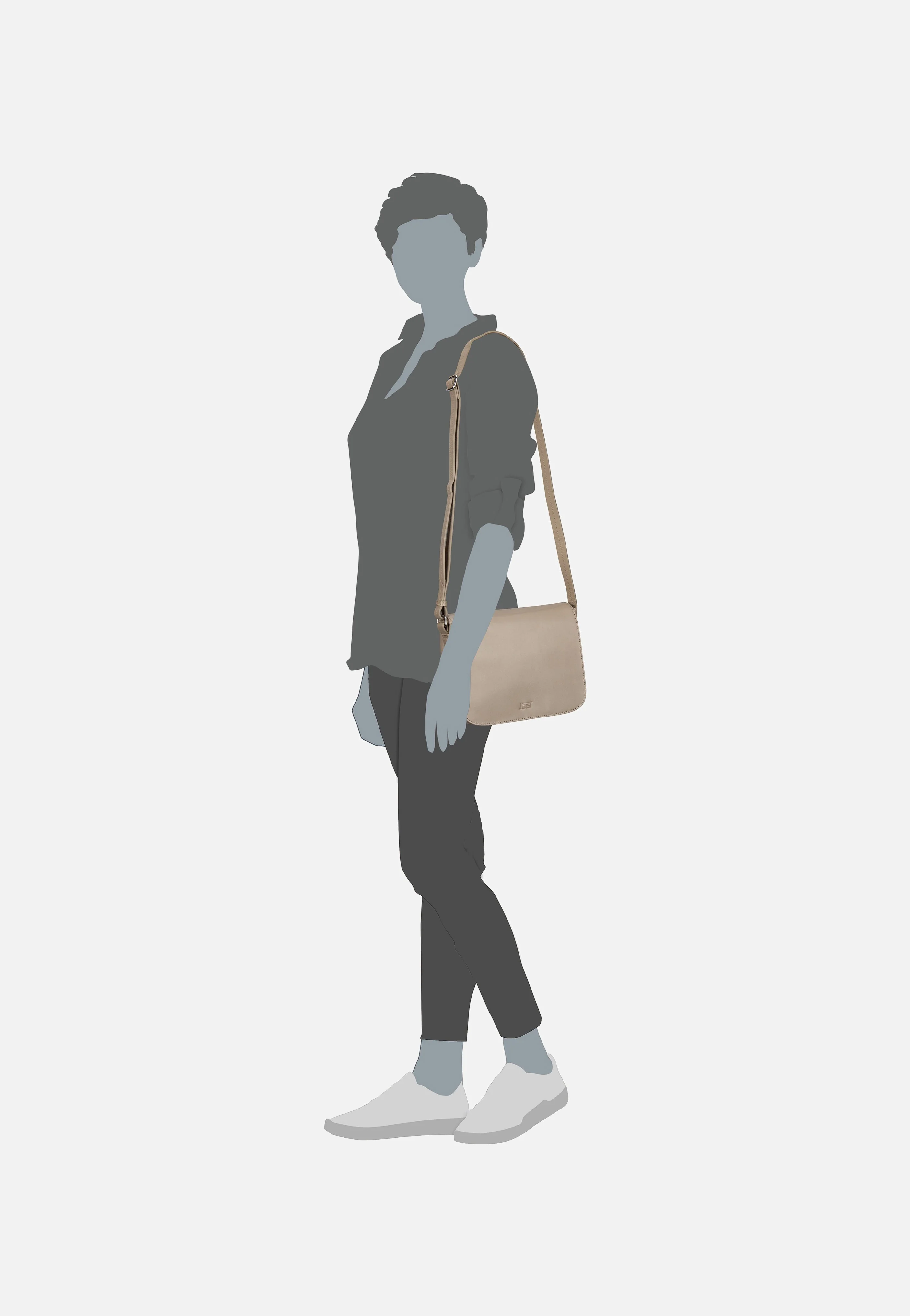 Arva 4318 Ecru - Crossbody Bag - Image 6