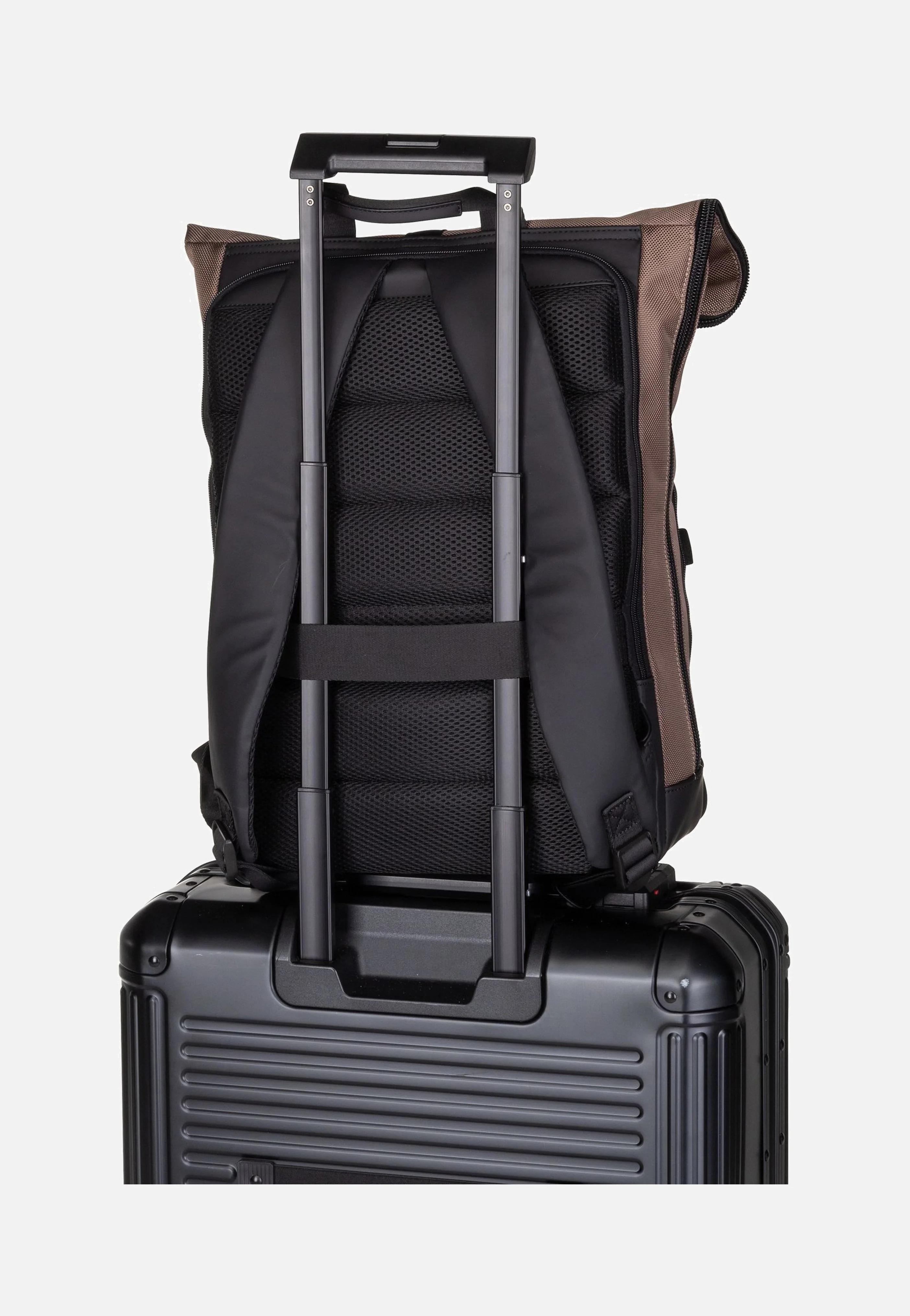 Balling Kurier 4015 Taupe - Rolltop Rucksack - Image 7