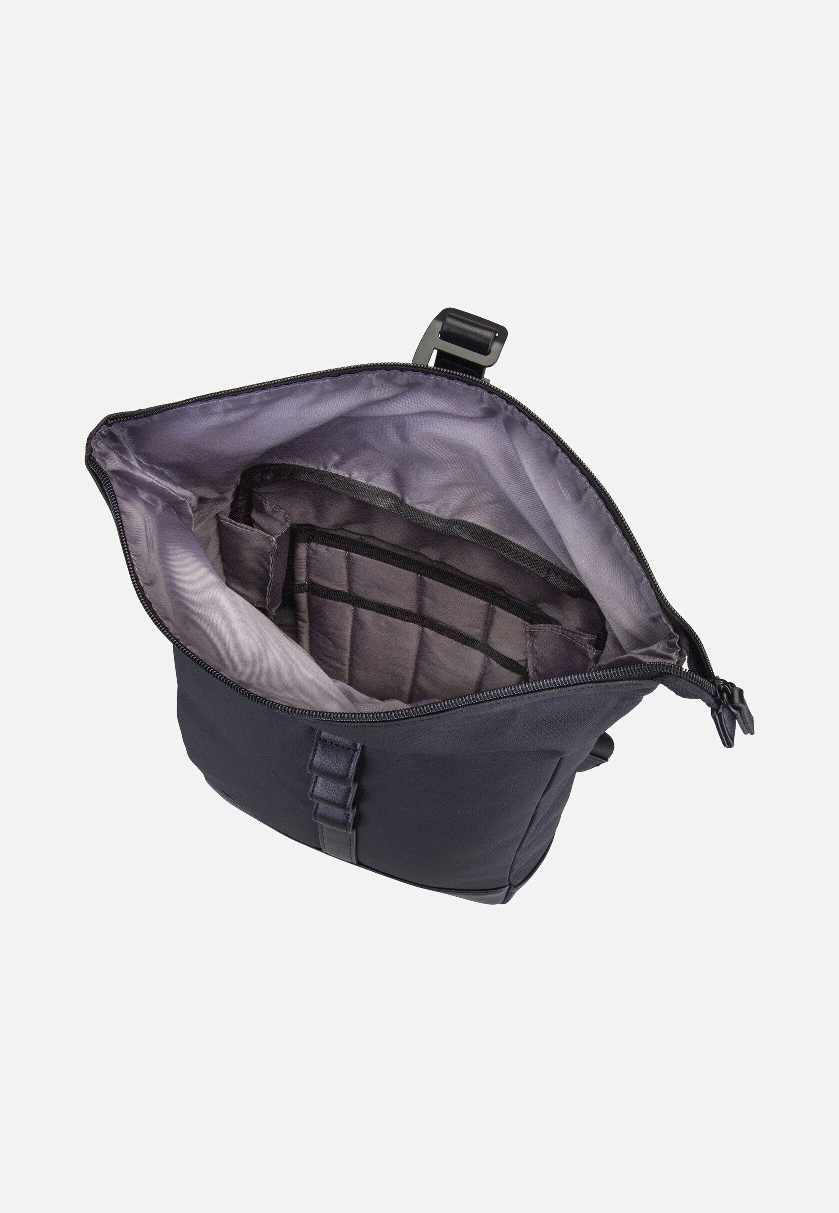 Borgholm Courier S 5310 Schwarz - Rolltop Rucksack - Image 4