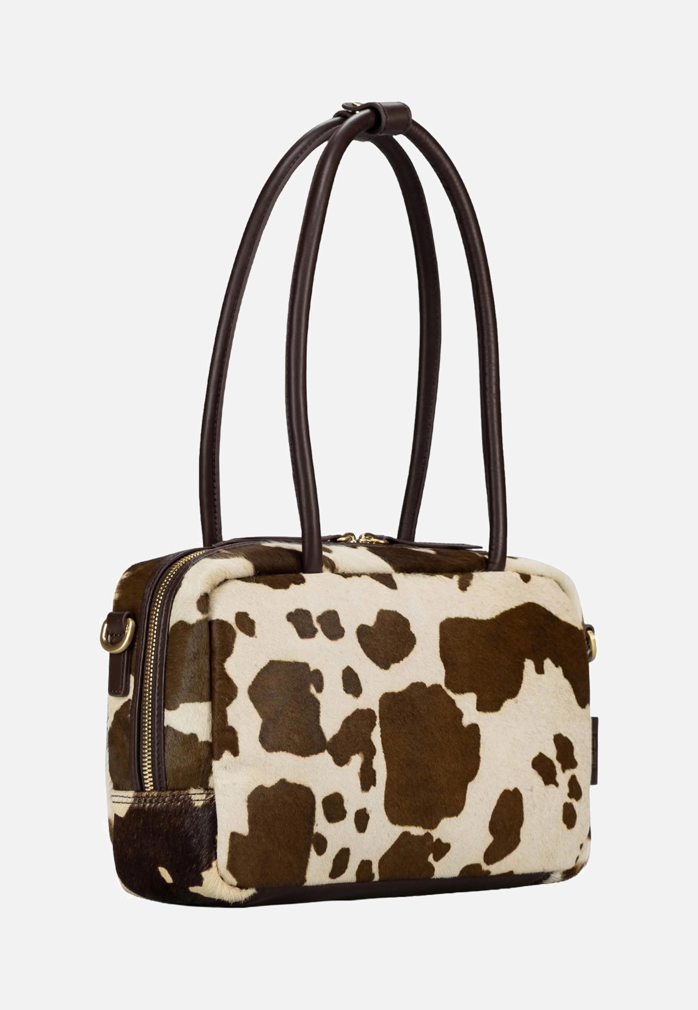 Furry Cow Bowling Bag M 3120 Brown - Bowling Bag - Image 2