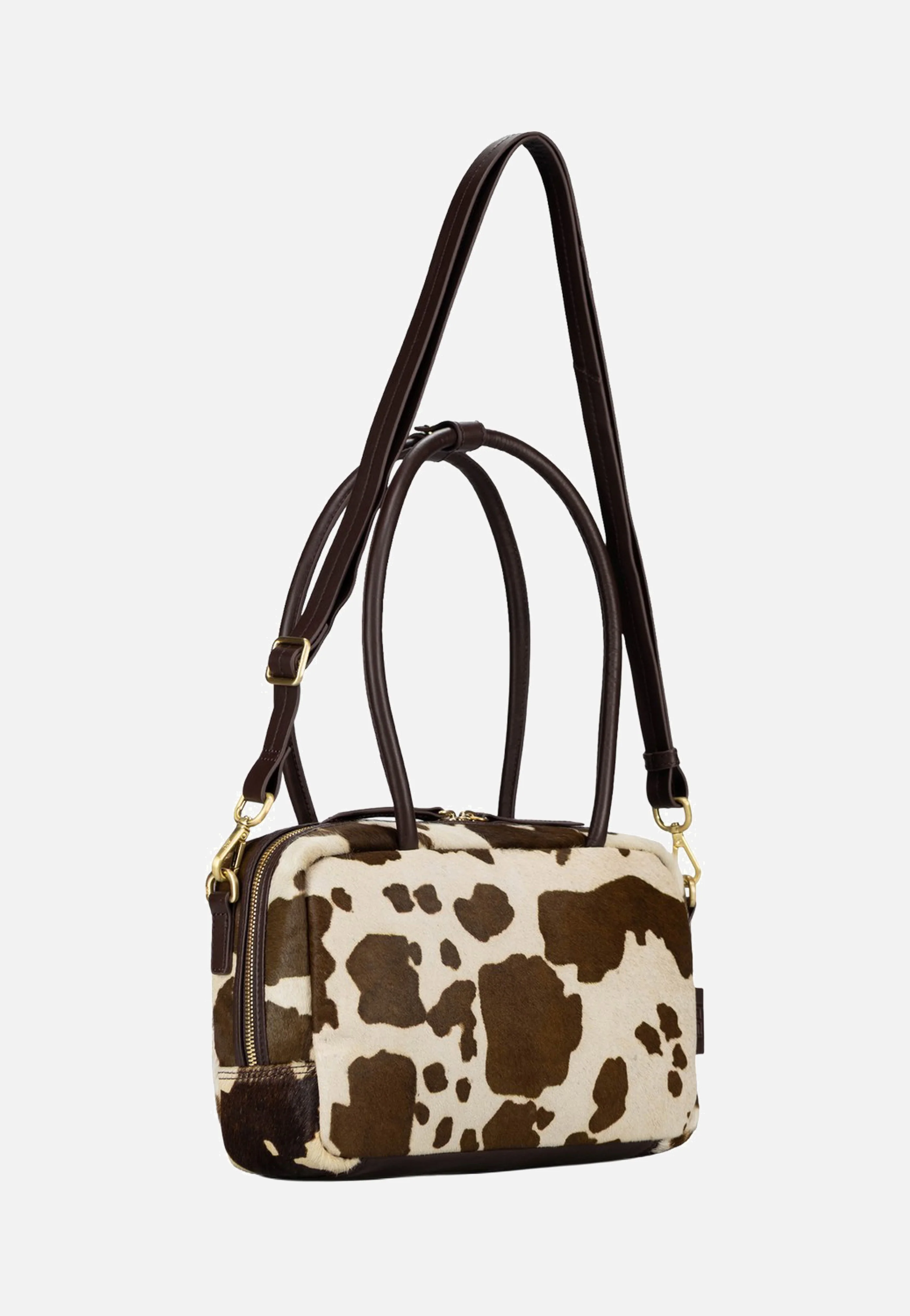 Furry Cow Bowling Bag M 3120 Brown - Bowling Bag - Image 5