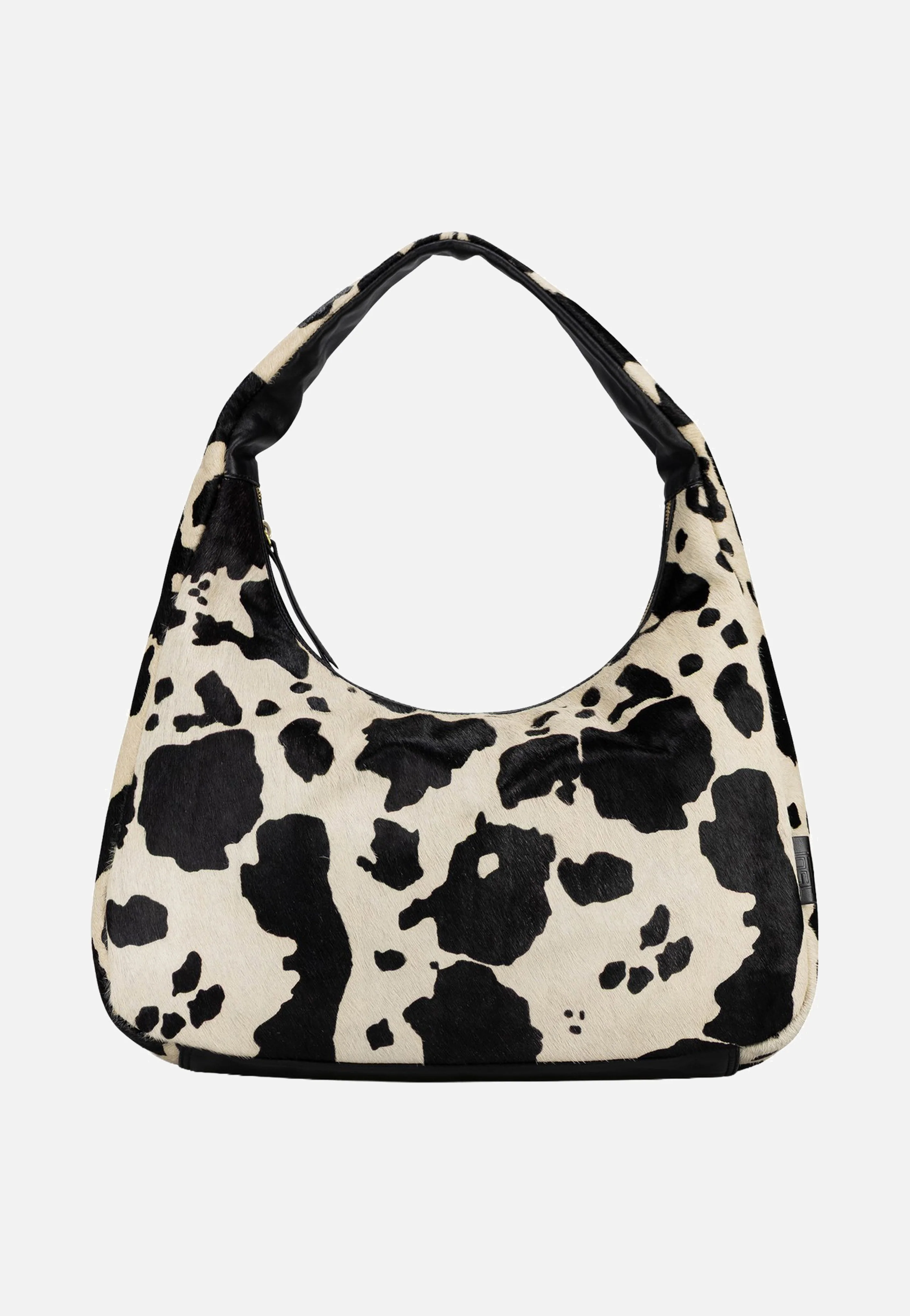Furry Cow Hobo Bag L 3123 Black - Hobo Bag - Image 2