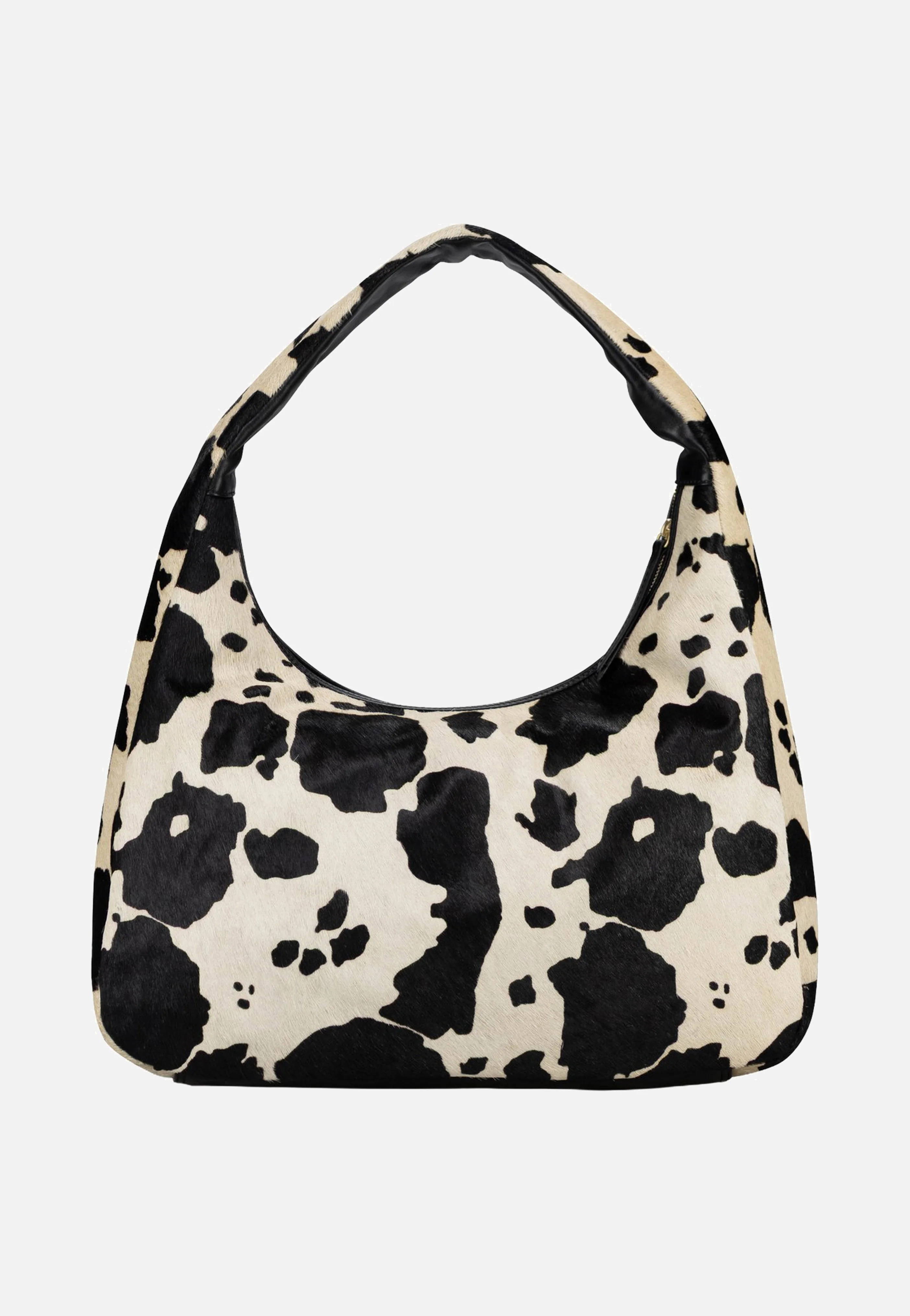 Furry Cow Hobo Bag L 3123 Black - Hobo Bag - Image 4