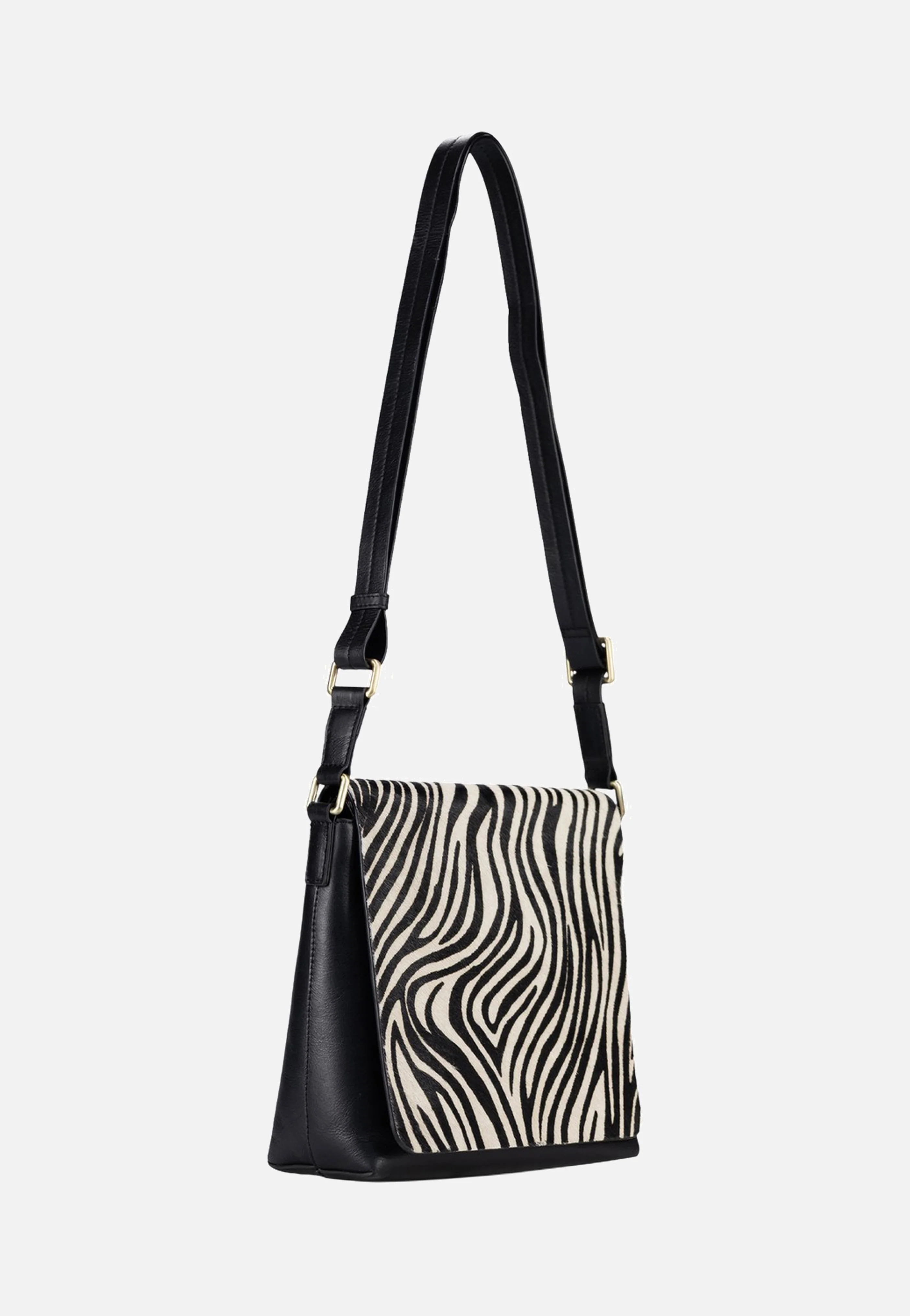 Furry Zebra Shoulder Bag M 3115 Zebra - Crossbody Bag - Image 5