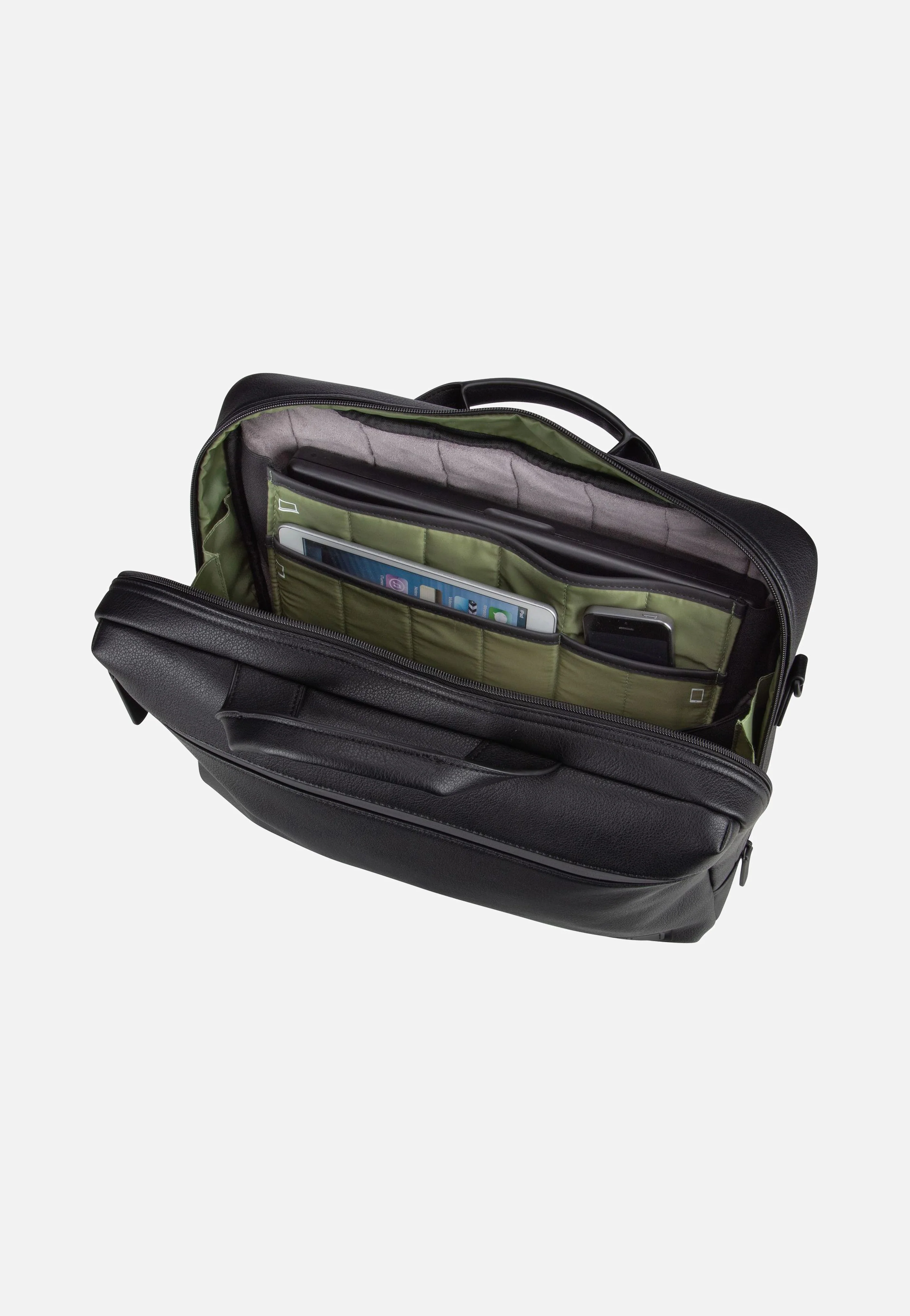 Riga Business Bag 1 Comp Black - Aktentasche - Image 3