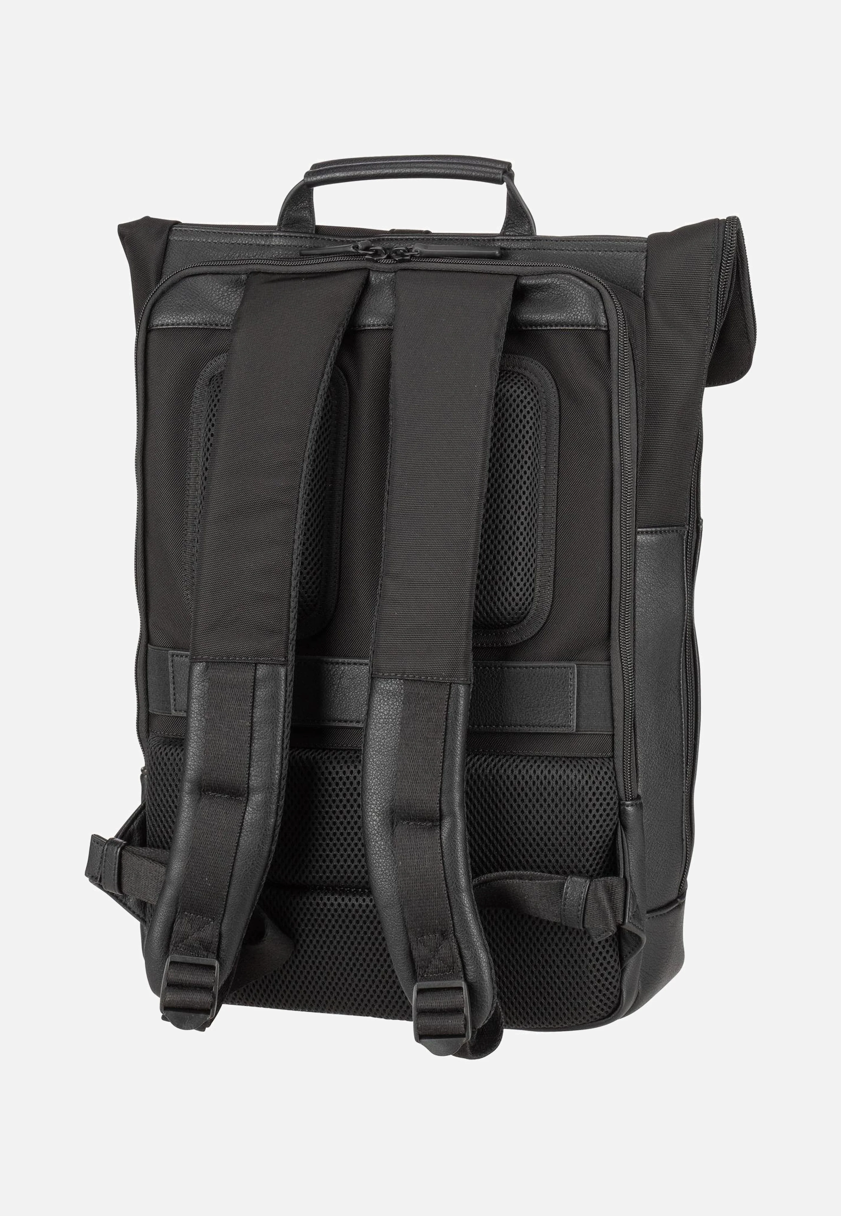 Riga Courier Black - Rolltop Rucksack - Image 2
