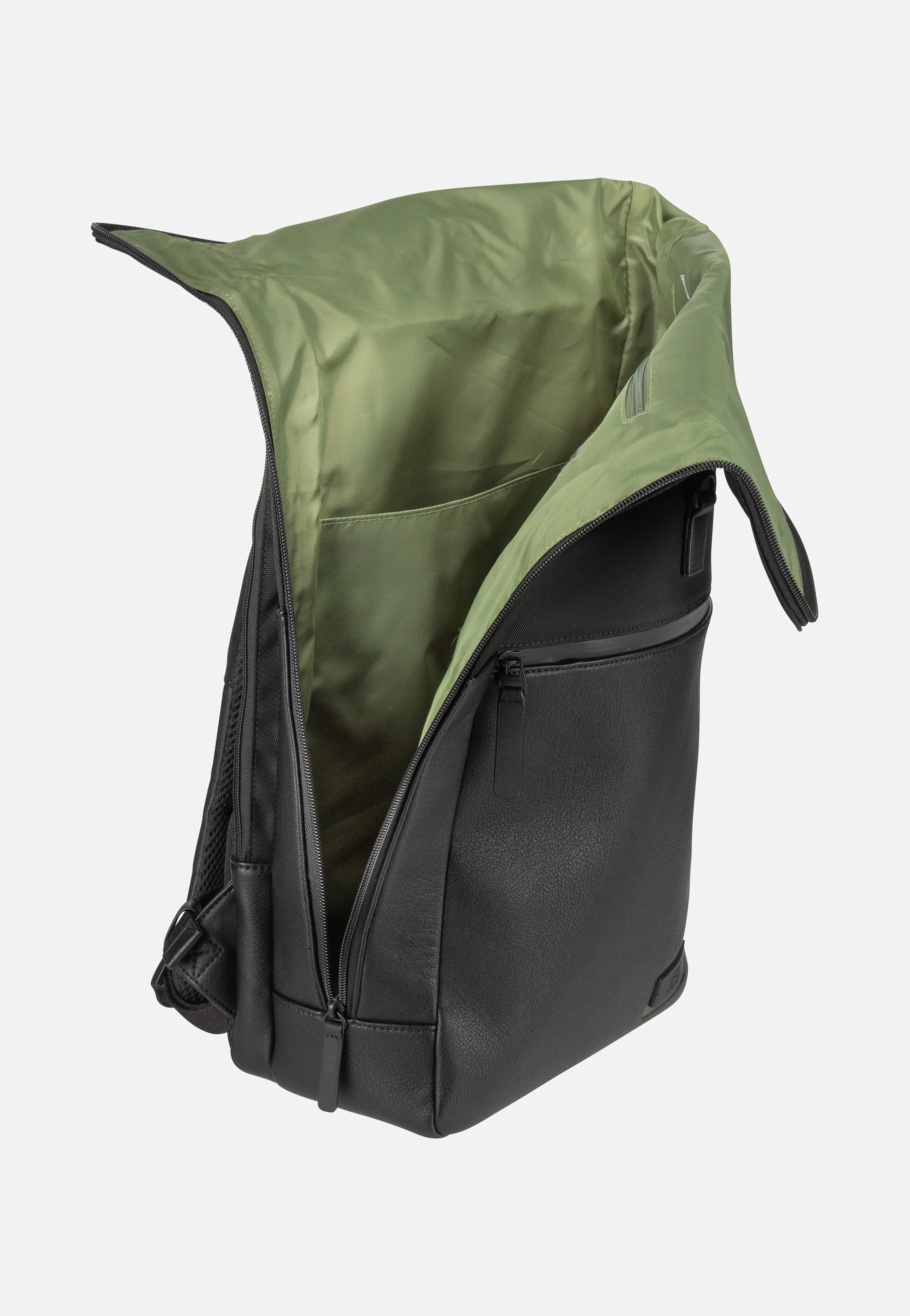 Riga Courier Black - Rolltop Rucksack - Image 3