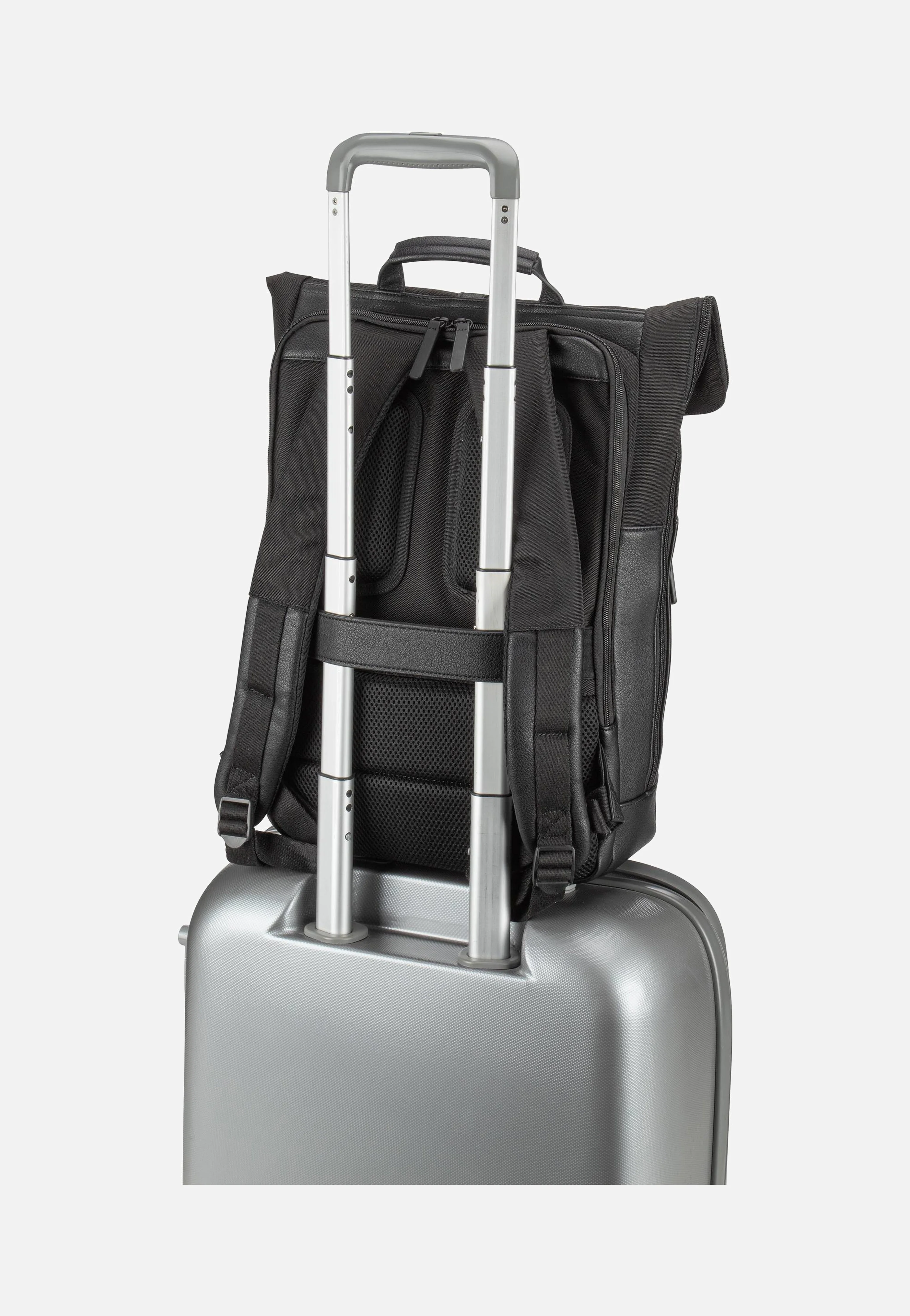 Riga Courier Black - Rolltop Rucksack - Image 8