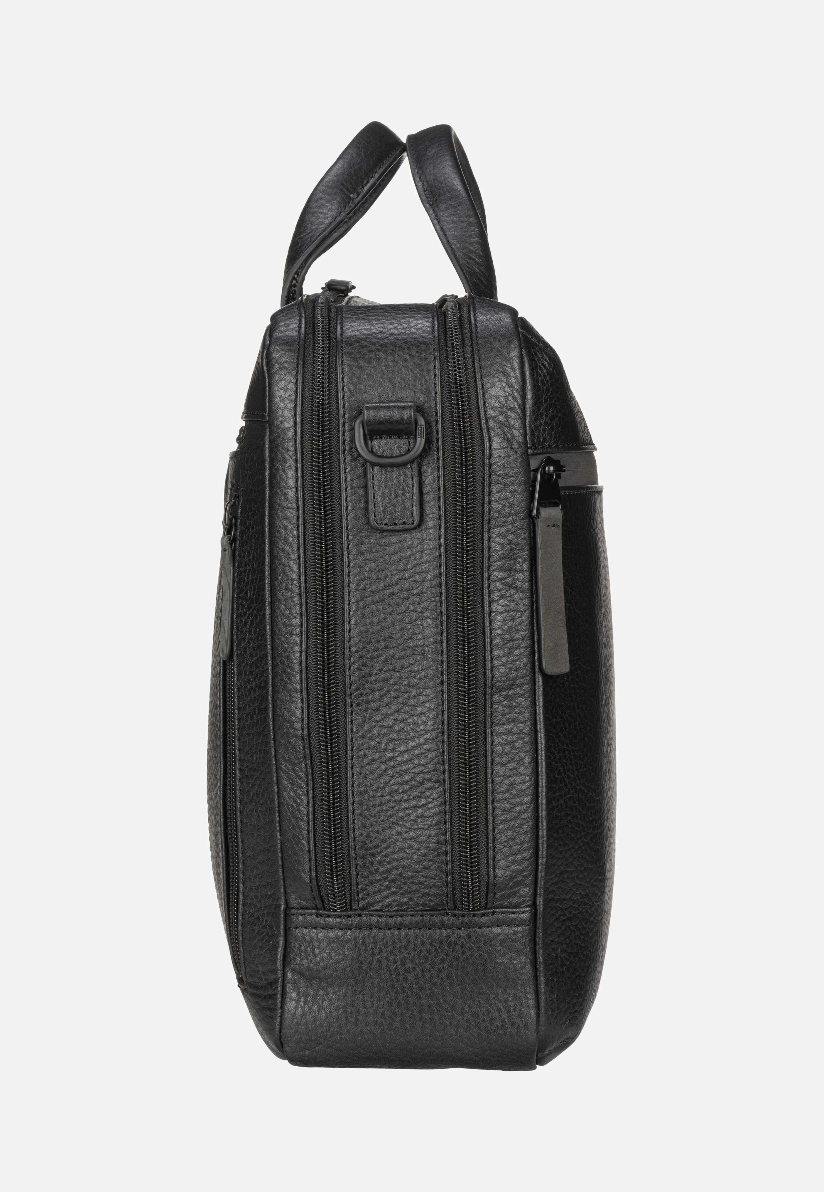 Stockholm Business Bag L 2 Comp Black - Aktentasche - Image 5