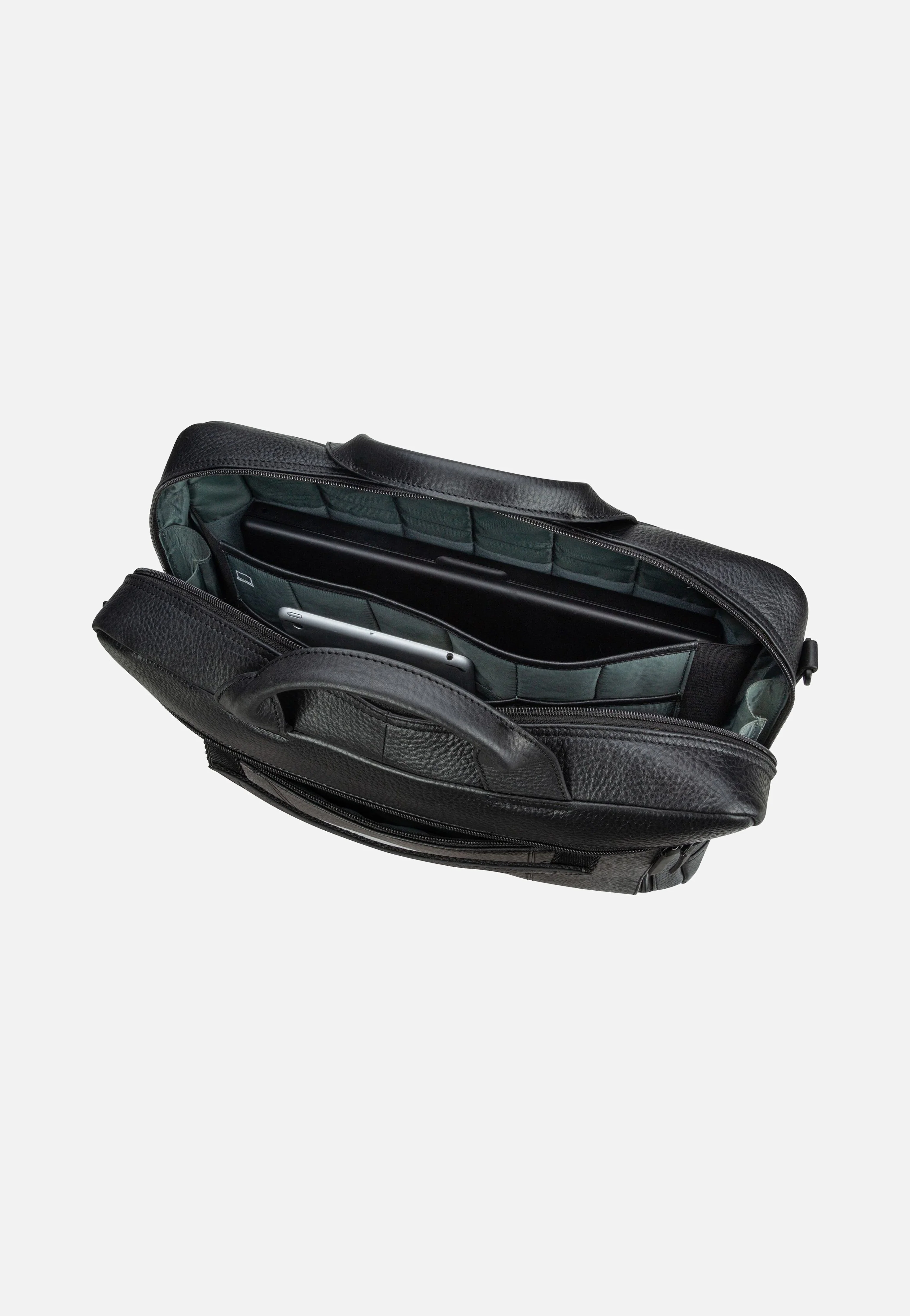Stockholm Business Bag M 1 Comp Black - Aktentasche - Image 5