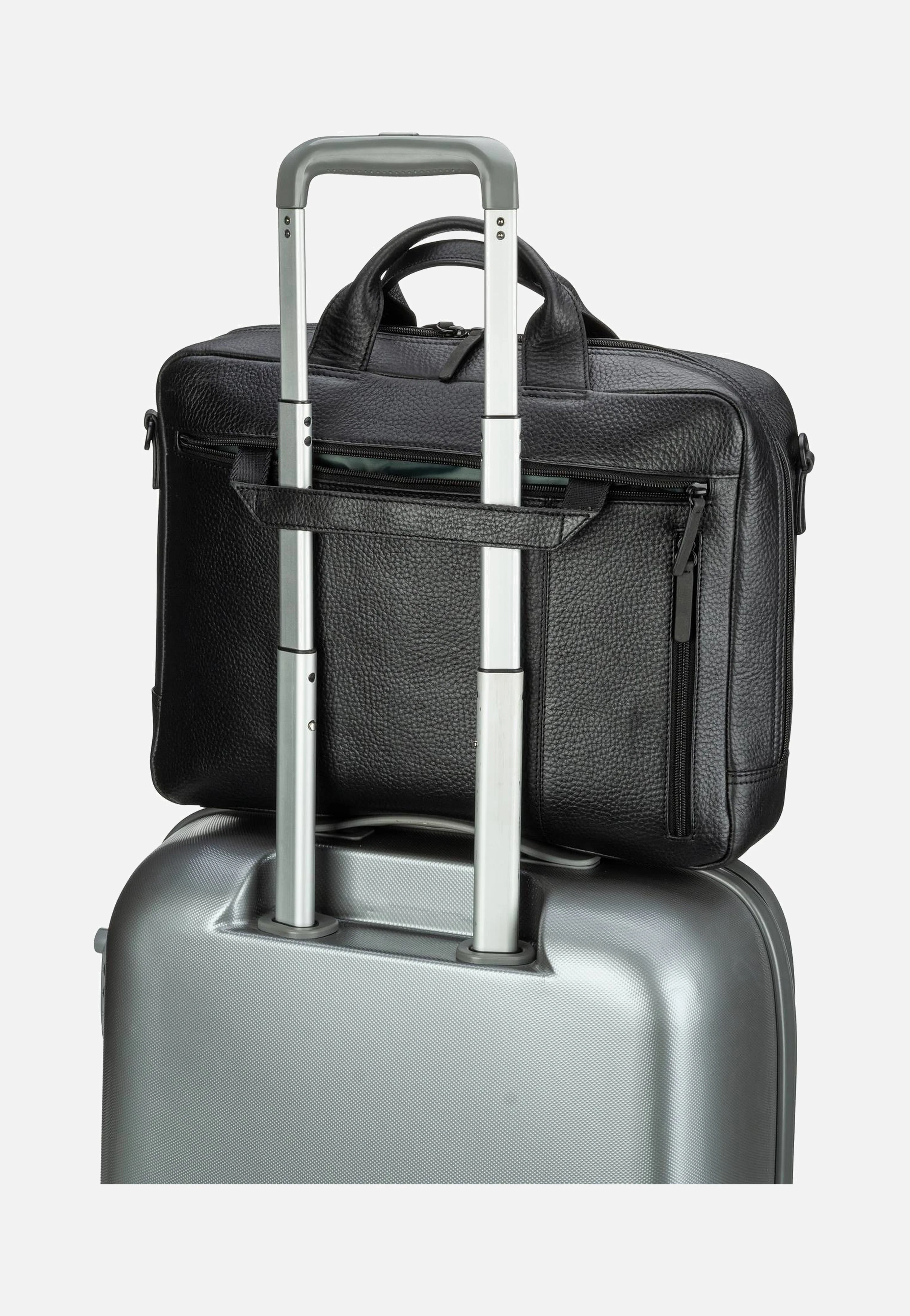 Stockholm Business Bag M 1 Comp Black - Aktentasche - Image 7