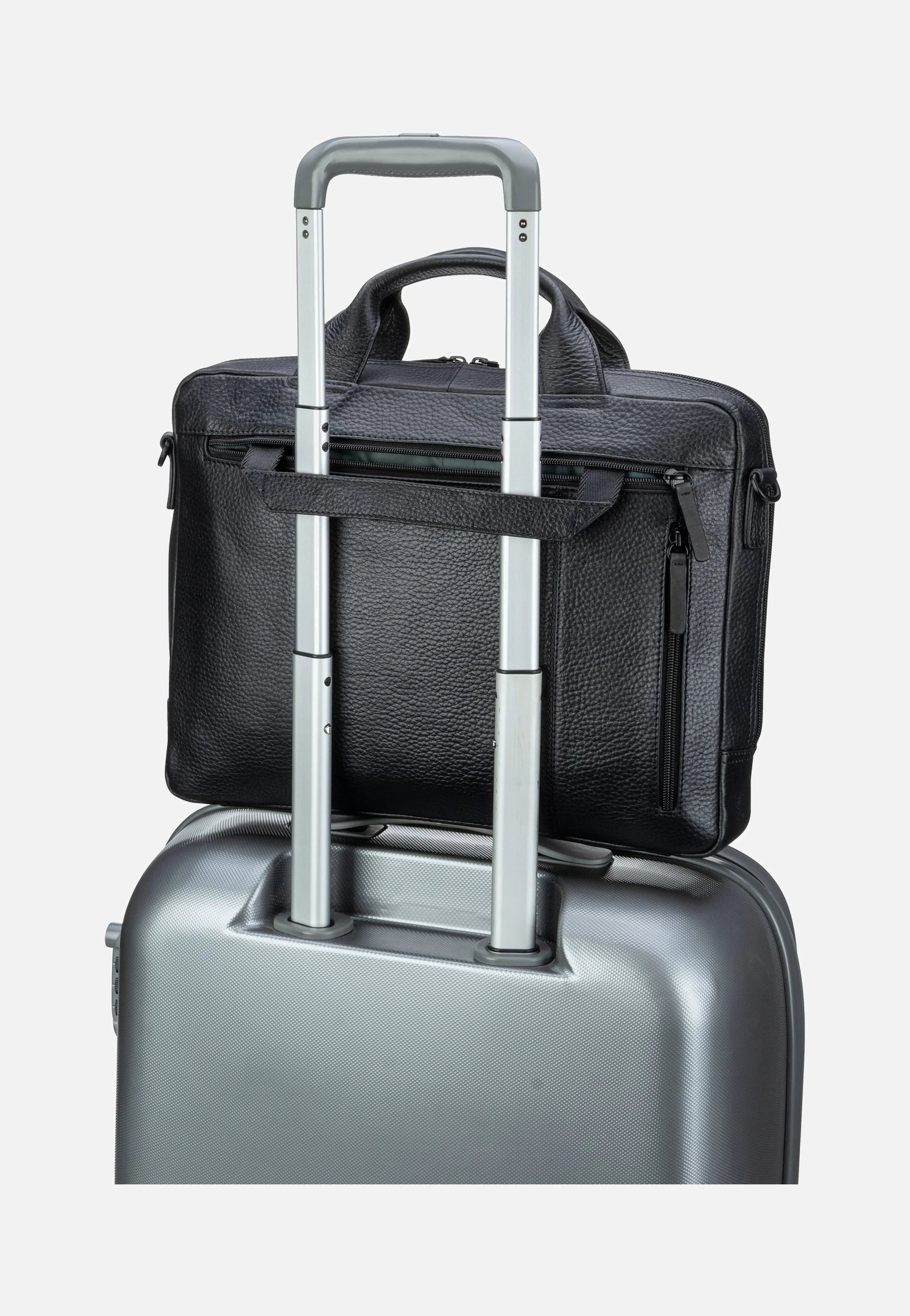 Stockholm Business Bag S 1 Comp Black - Aktentasche - Image 6